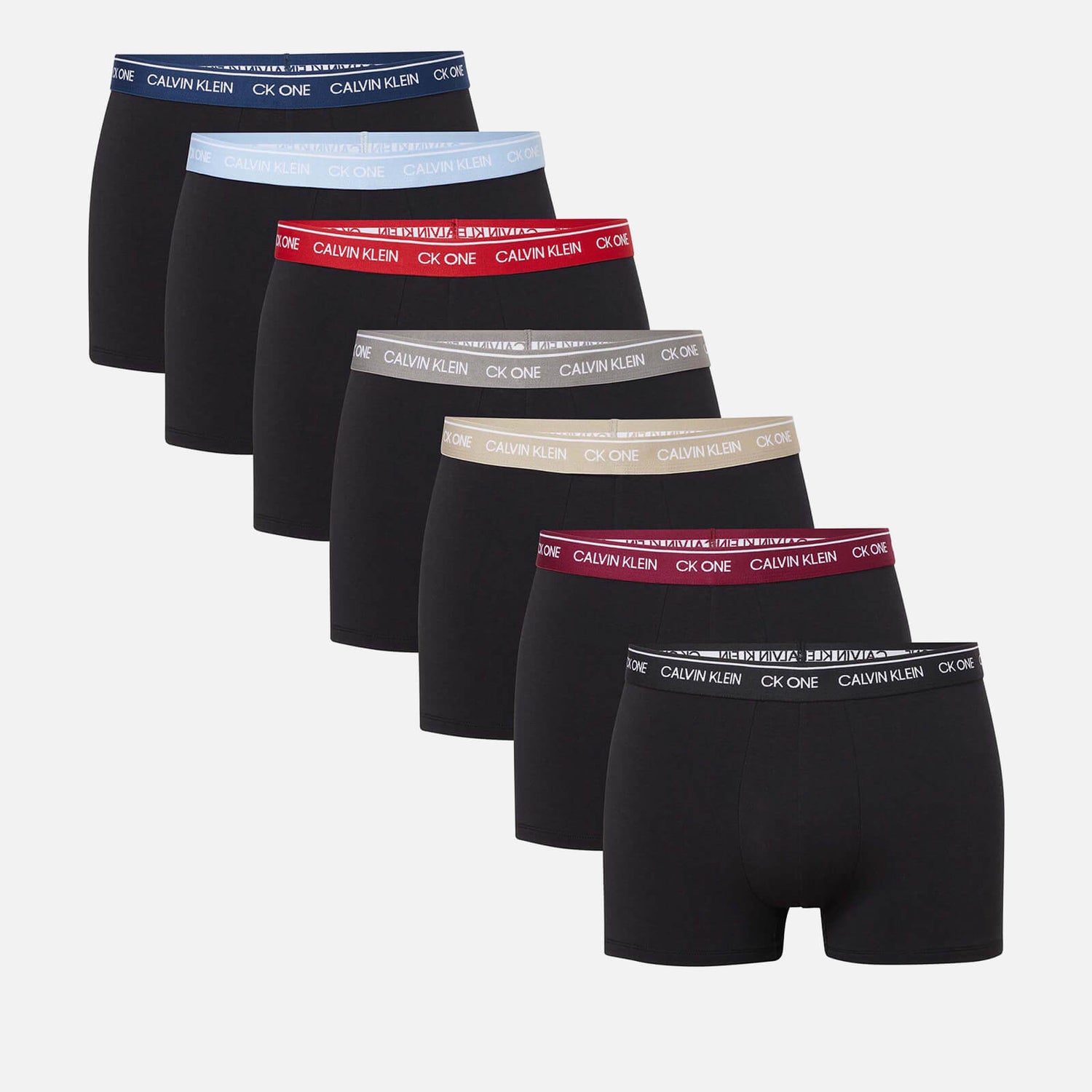 Calvin Klein Seven-Pack Cotton-Blend Boxer Briefs | TheHut.com