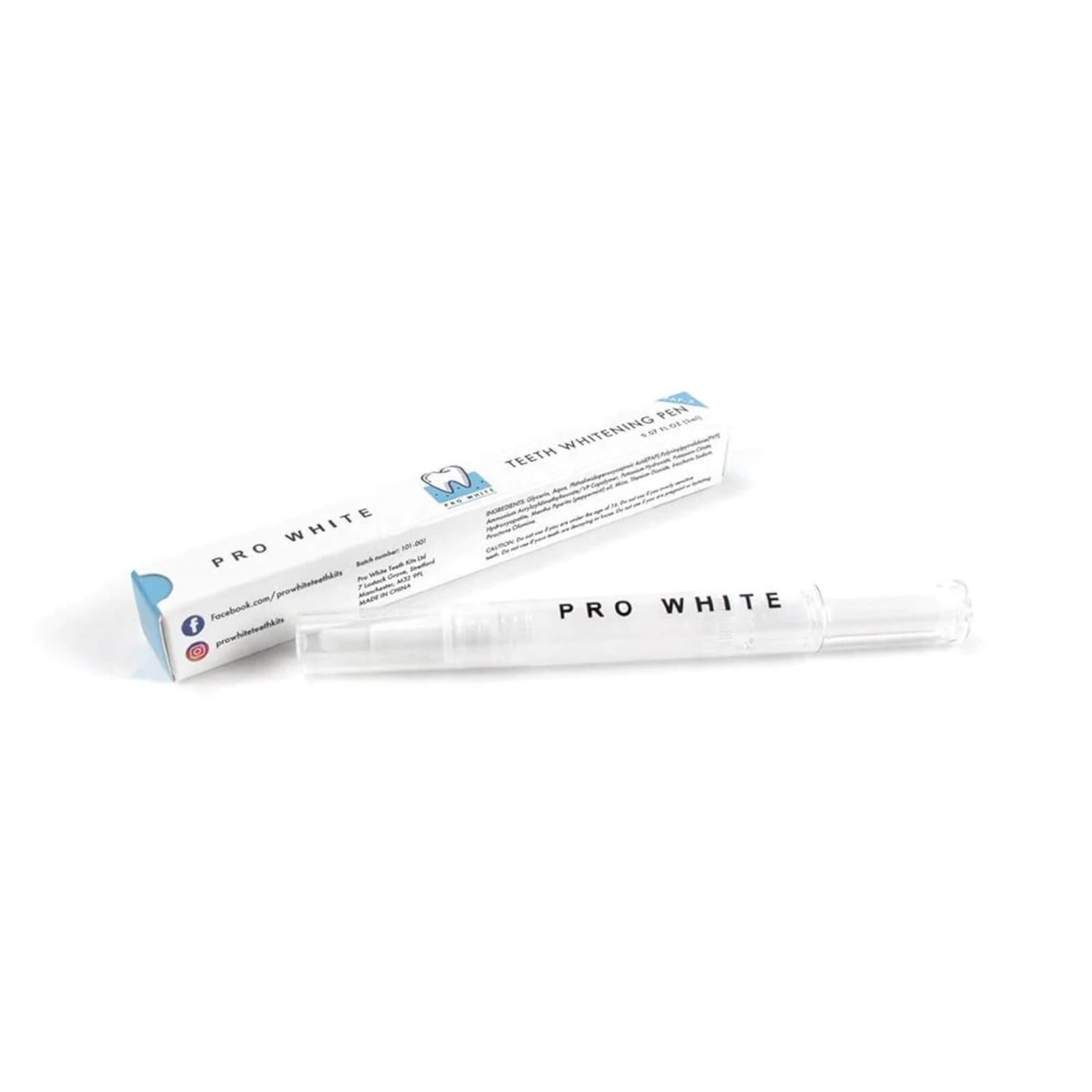 Pro White Teeth Kits Whitening Pen GLOSSYBOX US