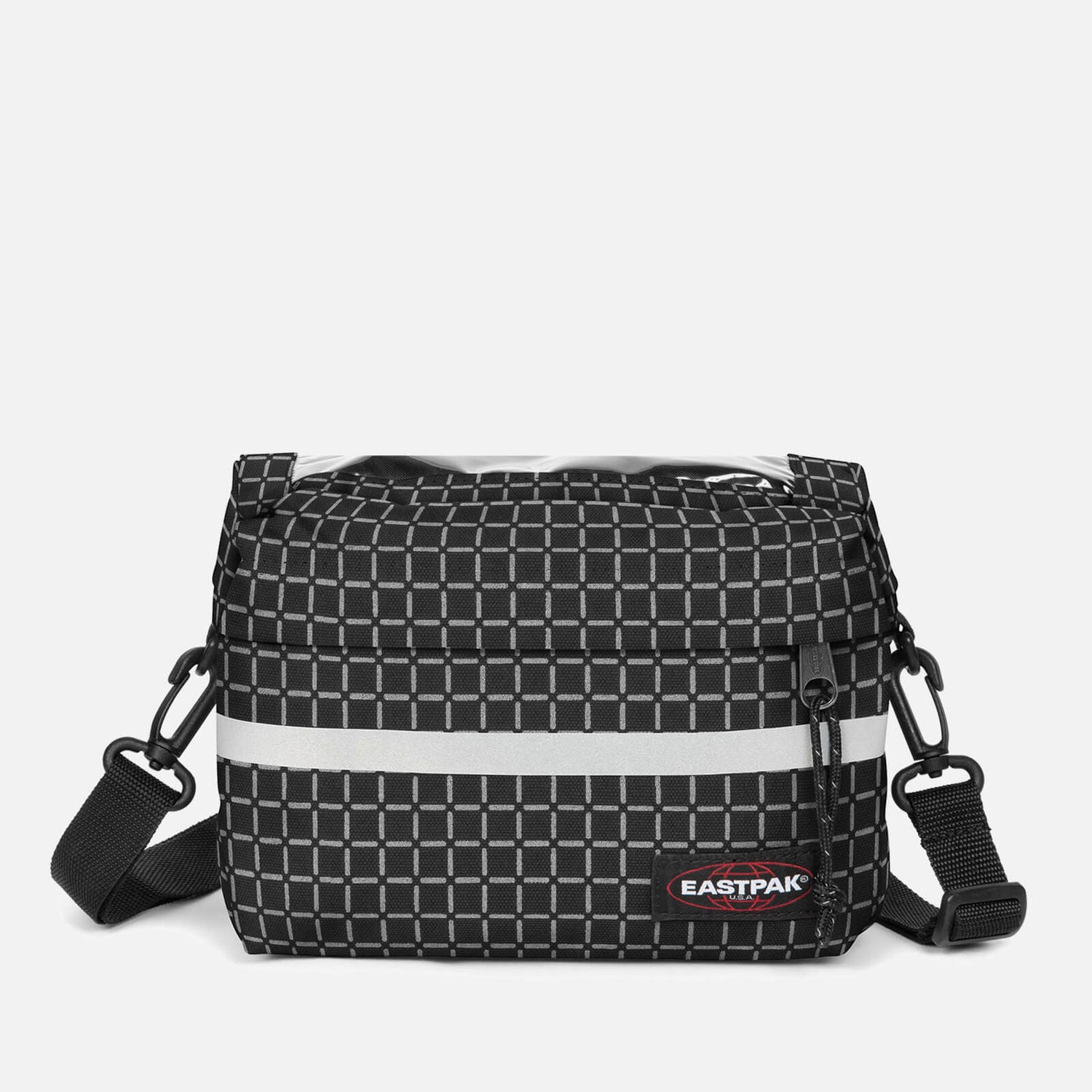 EASTPAK Aman 4 Bike Lenkertasche | 4 Liter Volumen, 22x16x9 Cm | Aus 100% Polyester, Mit Reflektierendem Band & Verstellbarem Gurt