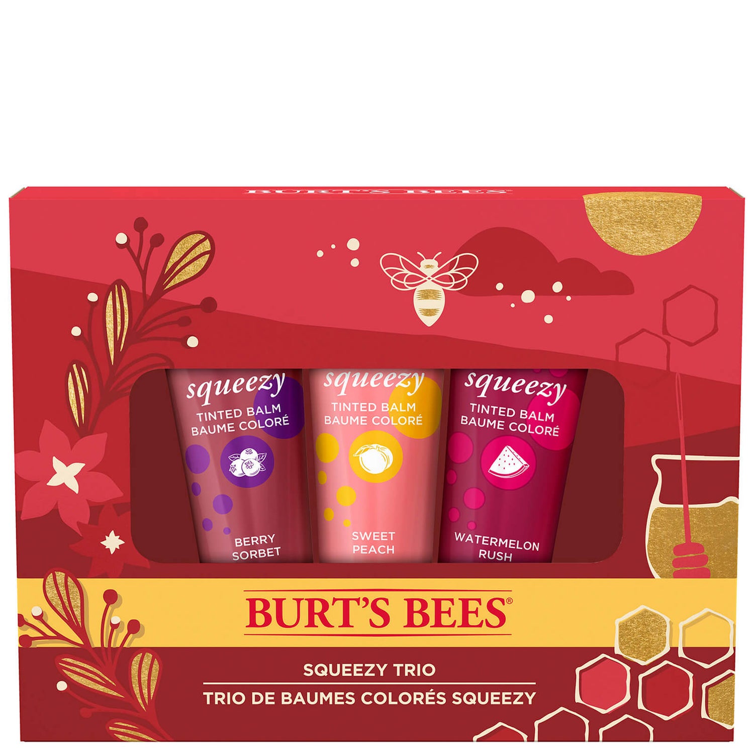 Burt's Bees Squeezy Tinted Lip Balm Gift Set Gratis Lieferservice