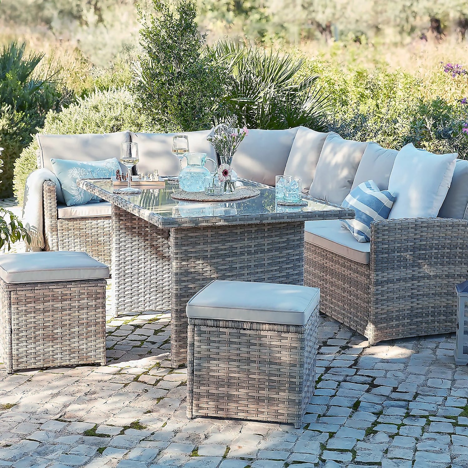 Rattan Sofa Dining Set Finance Matttroy