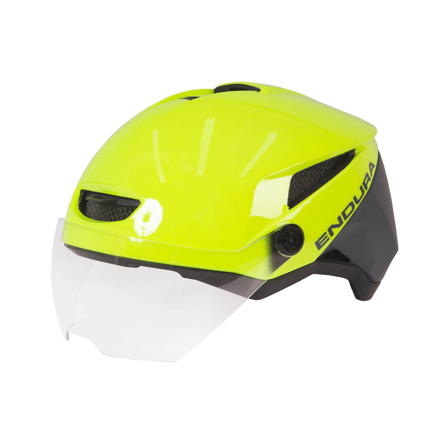 SpeedPedelec Visor Helmet HiViz Yellow Endura