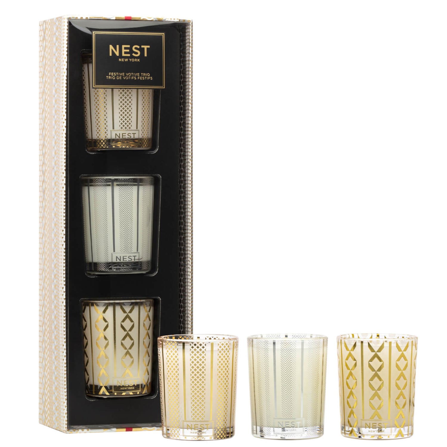 NEST New York Festive Votive Candle Trio SkinStore