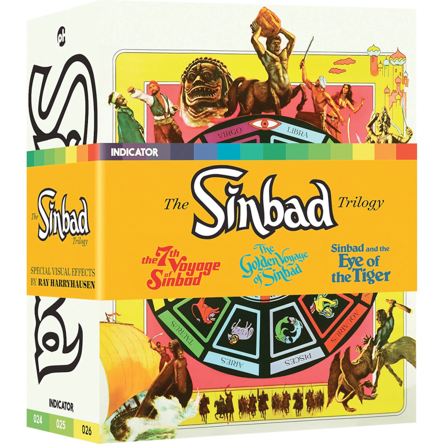 The Sinbad Trilogy (Limited Edition) Bluray Zavvi UK
