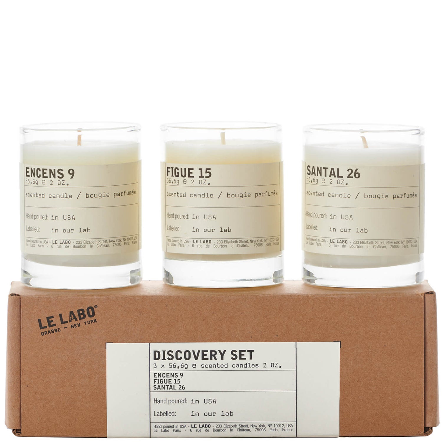 Le Labo Holiday Candle Discovery Set 3 x 56.6g Cult Beauty