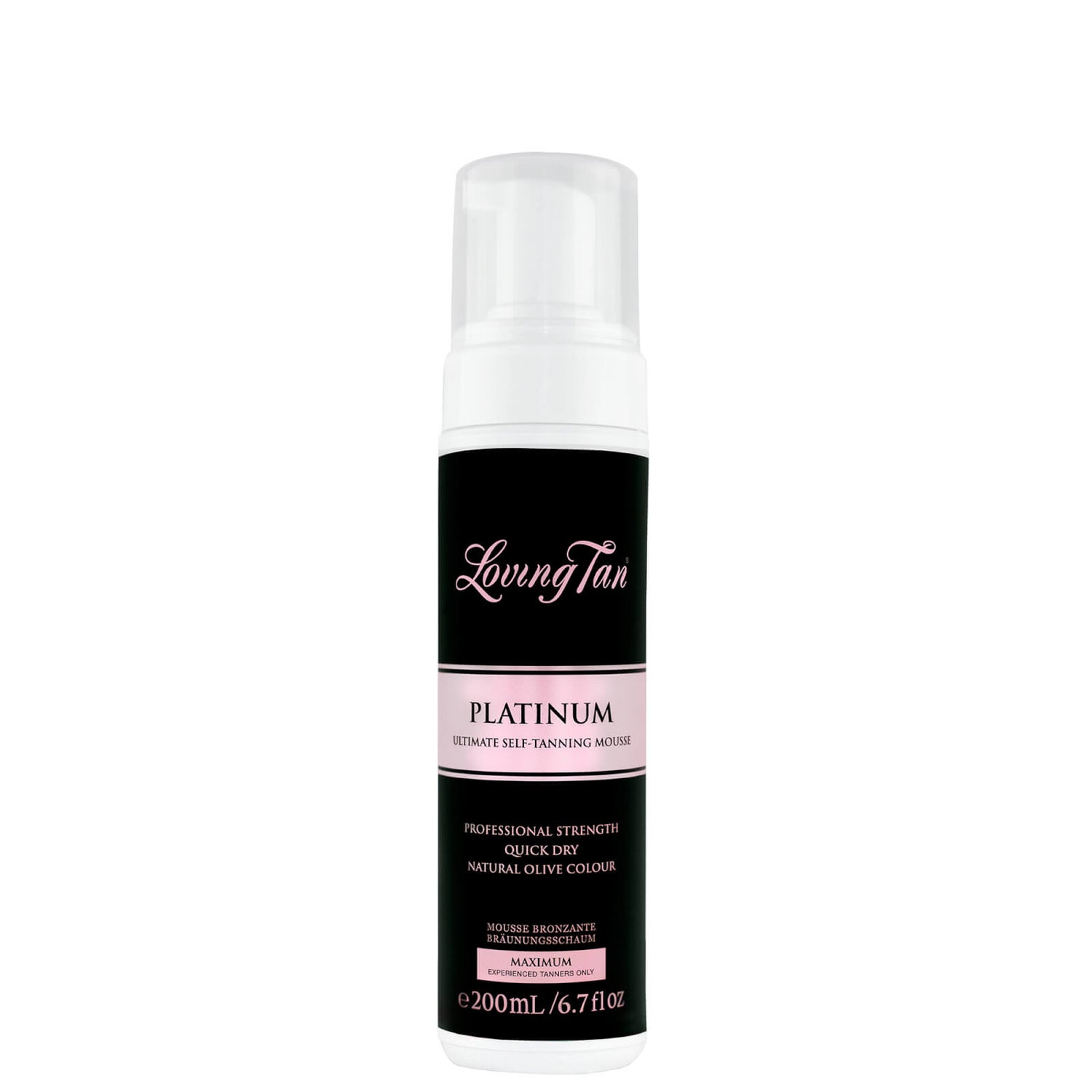 Loving Tan Platinum Ultimate Self Tanning Mousse 200ml LOOKFANTASTIC AU
