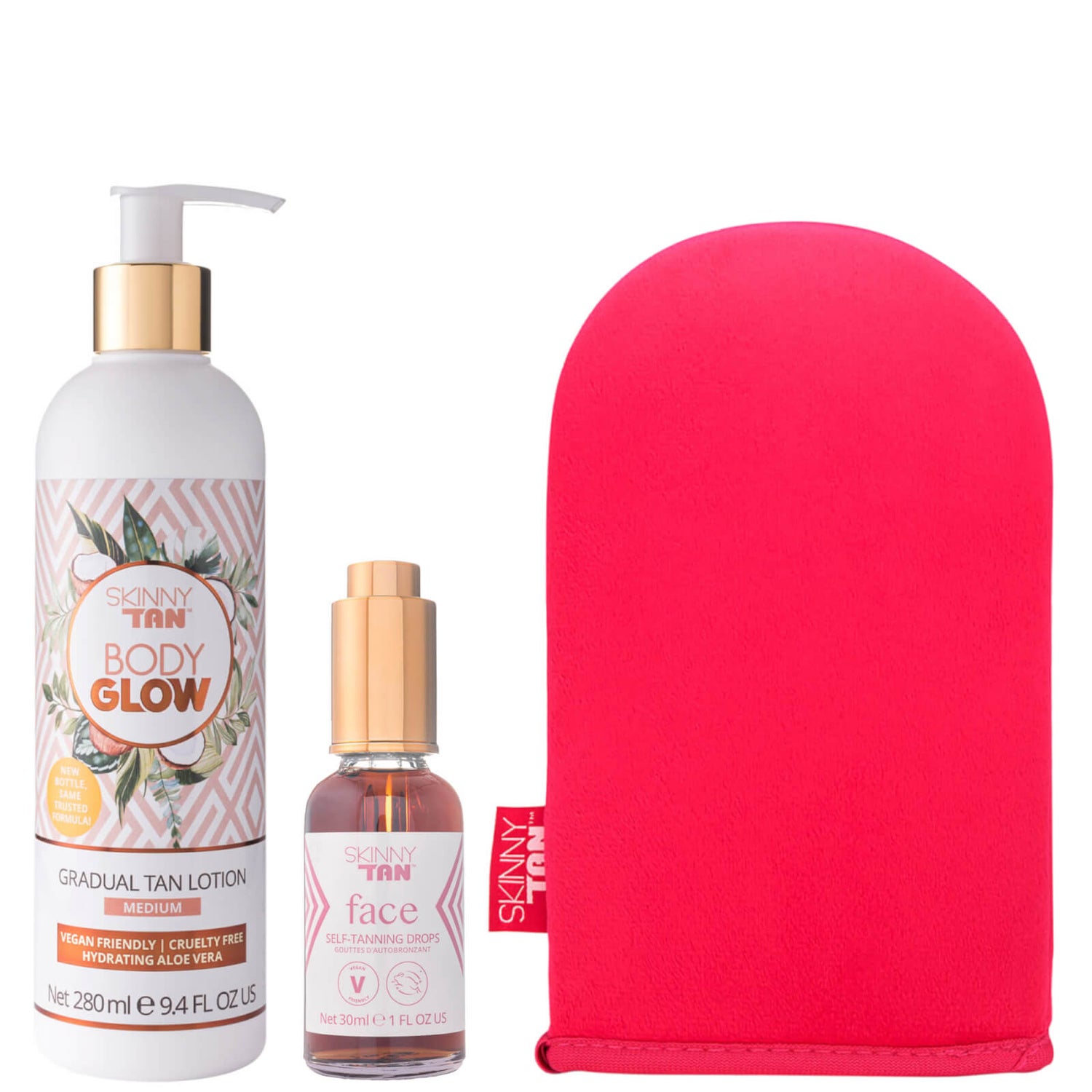 Skinny Tan Face Body and Mitt Bundle 룩판타스틱 코리아 해외직구