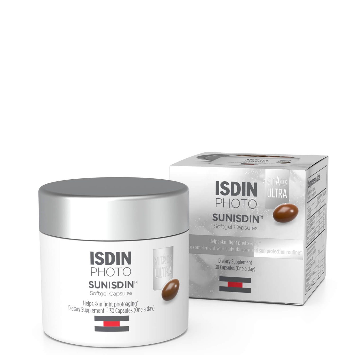 ISDIN SunISDIN Daily Antioxidant Skin Supplement with Vitamin D (30