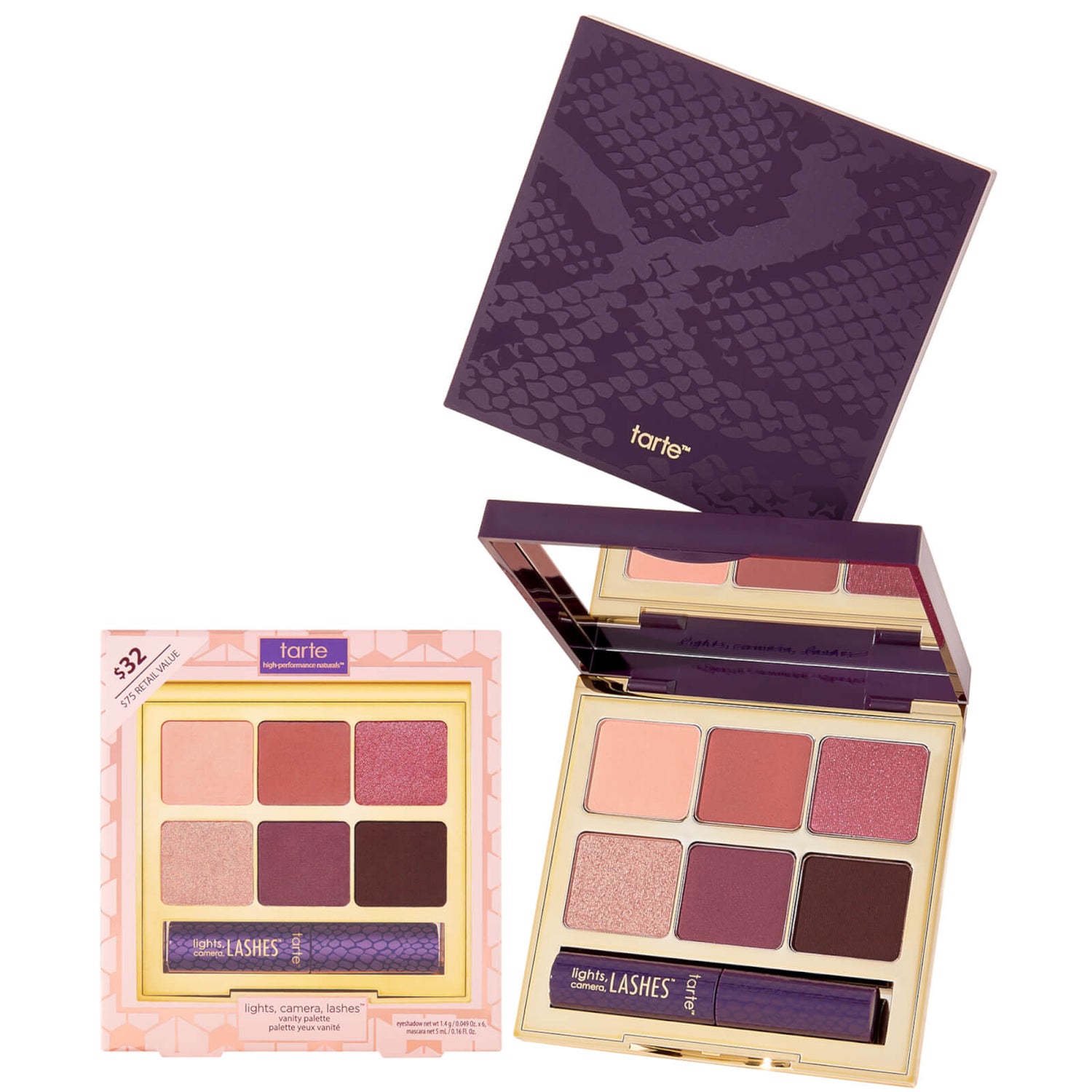 Tarte Lights, Camera, Lashes Vanity Palette (Worth 75.00) Dermstore