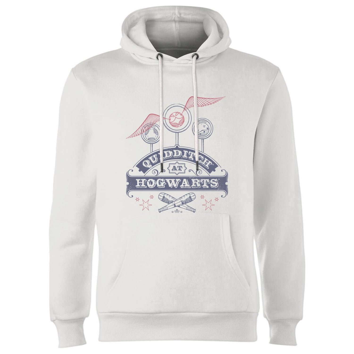 Harry Potter Quidditch At Hogwarts Hoodie White Clothing Zavvi