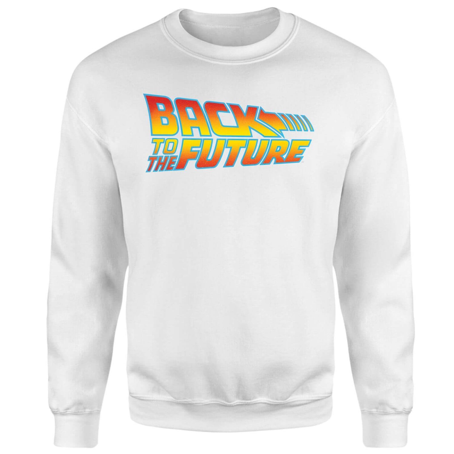 Sweatshirt Back To The Future Avec DeLorean Et Logo - Coupe Classique, 241g - Merchandising Officiel