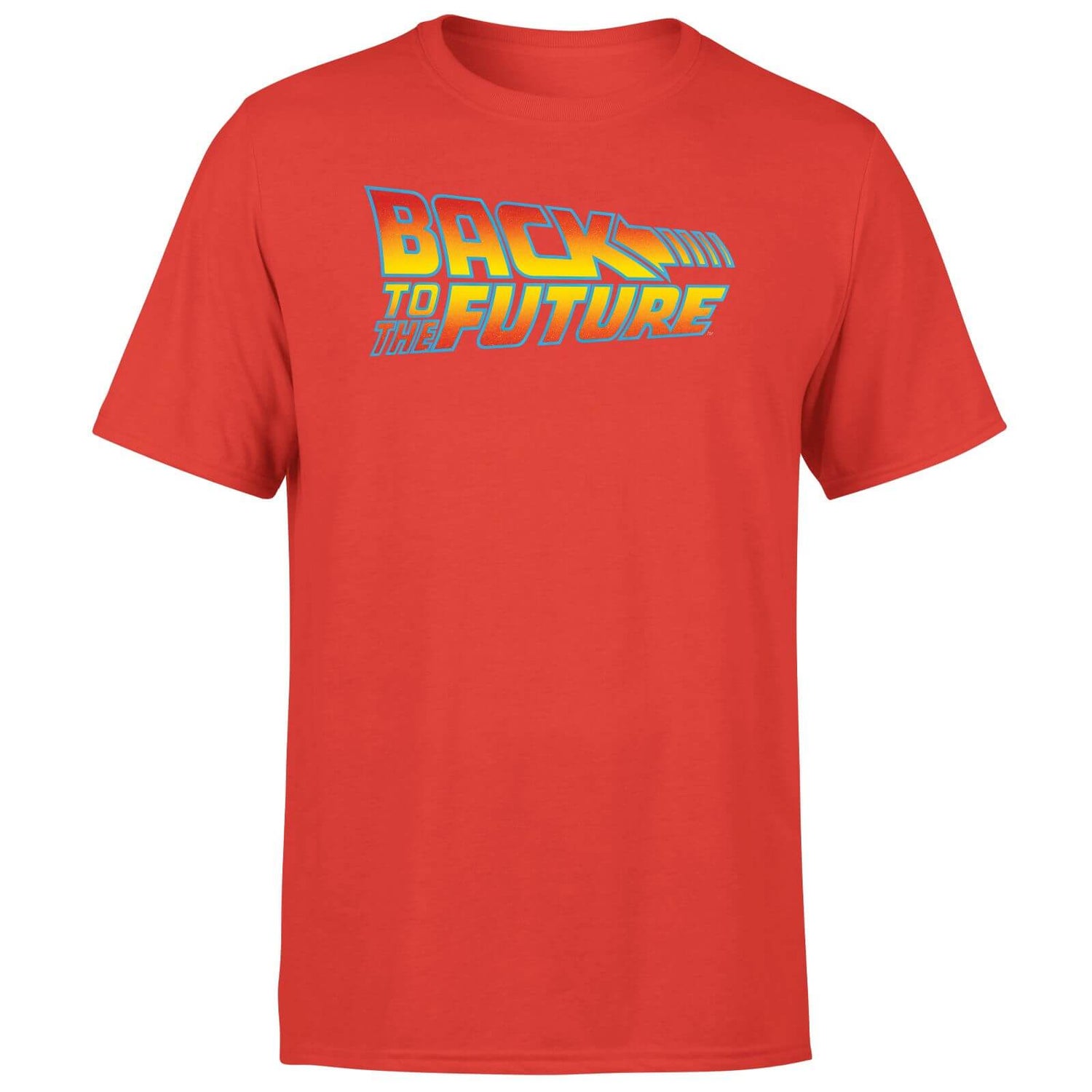Back To The Future Classic Logo Men's T-Shirt - Red Clothing - Zavvi UK