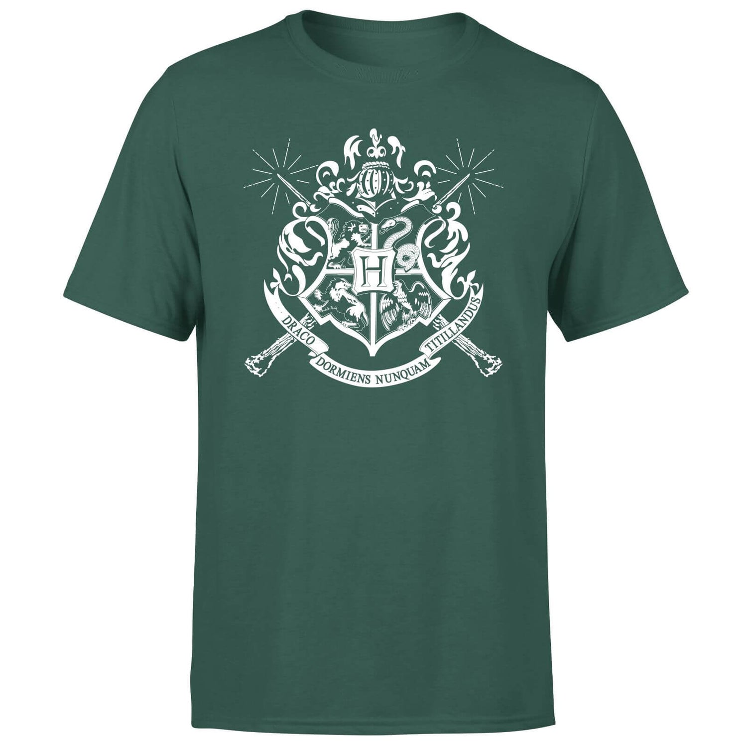 Harry Potter Hogwarts House Crest Men's T-Shirt - Green Clothing - Zavvi US