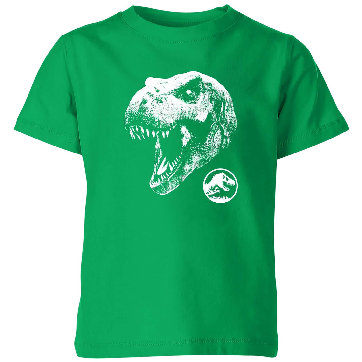 Jurassic Park T Rex Kids' T-Shirt - Green Clothing | Zavvi Australia