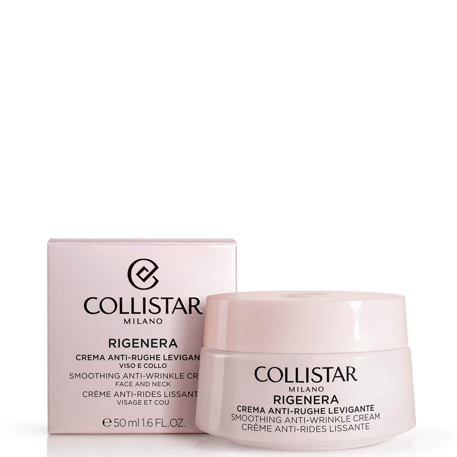 Collistar Rigenera Smoothing AntiWrinkle Cream Face And Neck 50ml