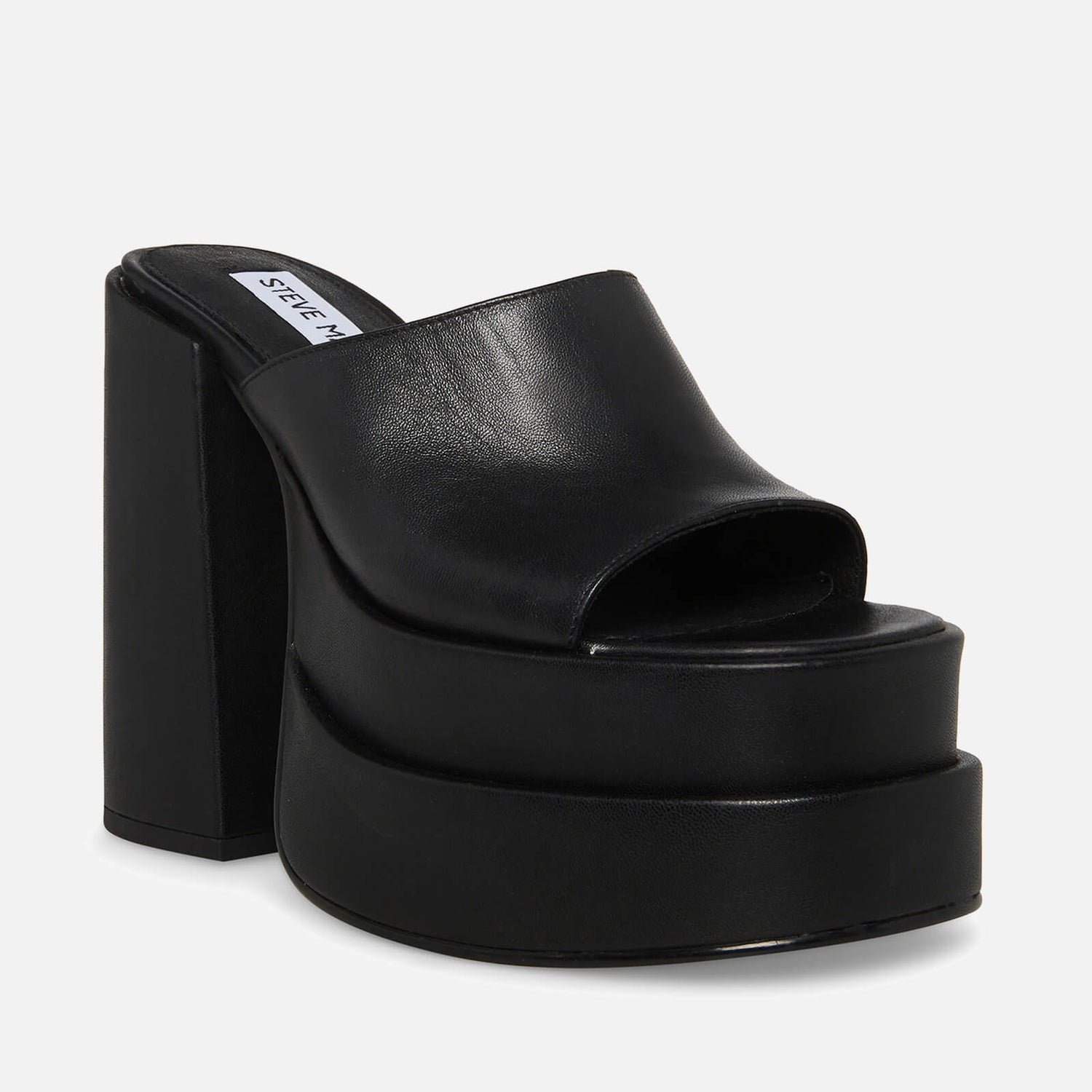 Steve Madden Cagey Leather Platform Mules