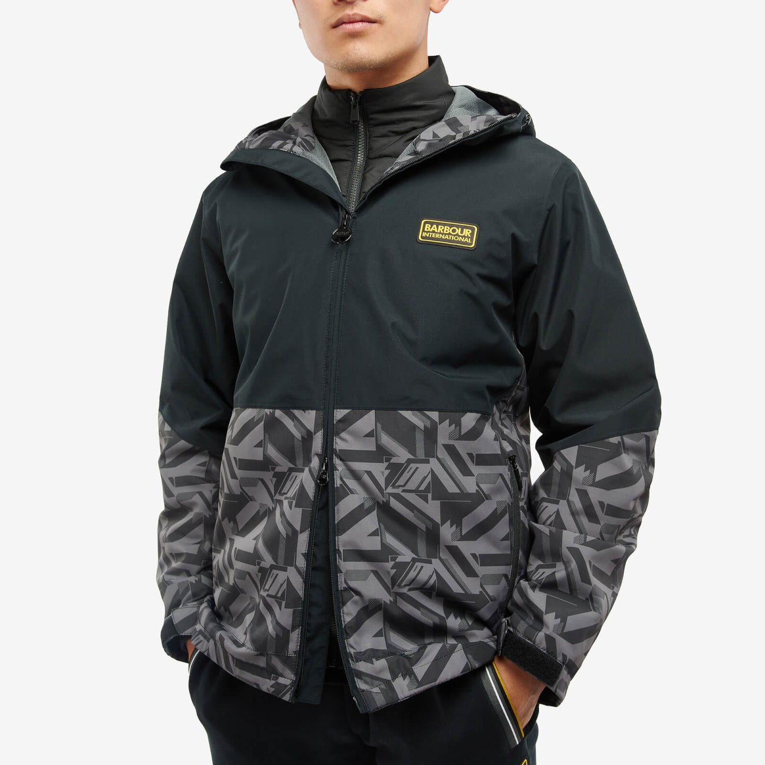 Barbour International Paxton Electric Printed Shell Jacket