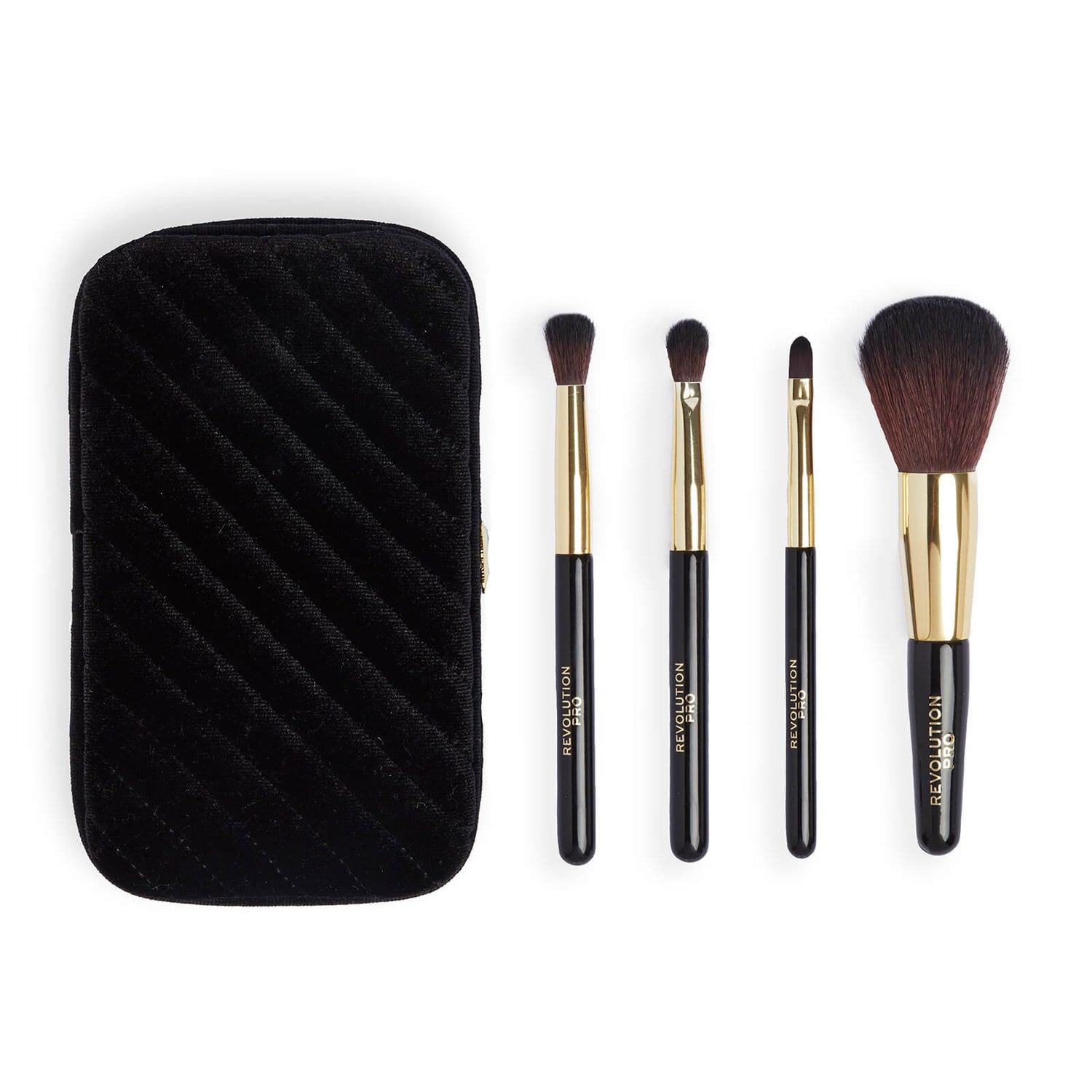 Revolution Pro Glam Mini Brush Set & Case LOOKFANTASTIC
