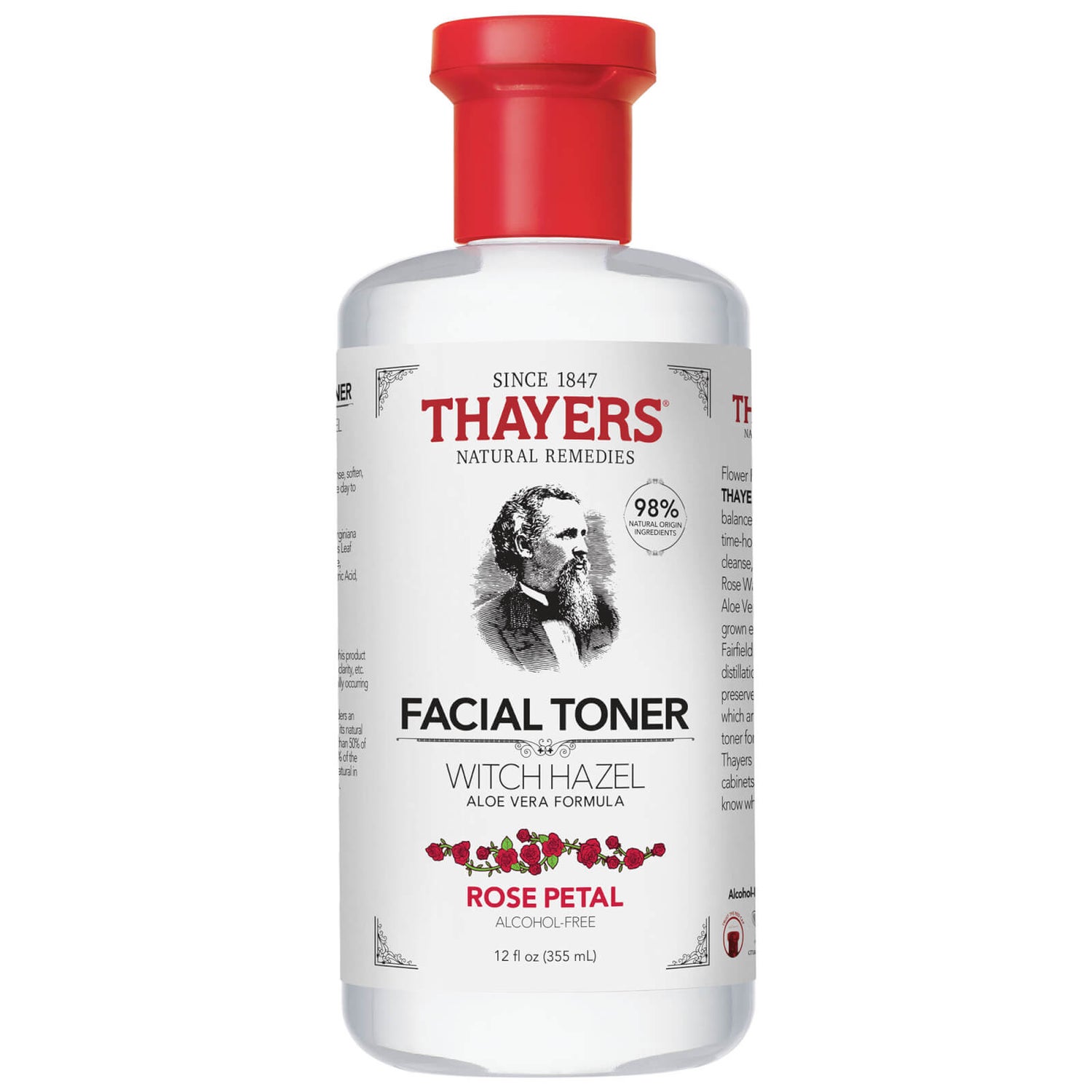 Thayers Rose Petal Facial Toner 335ml LOOKFANTASTIC