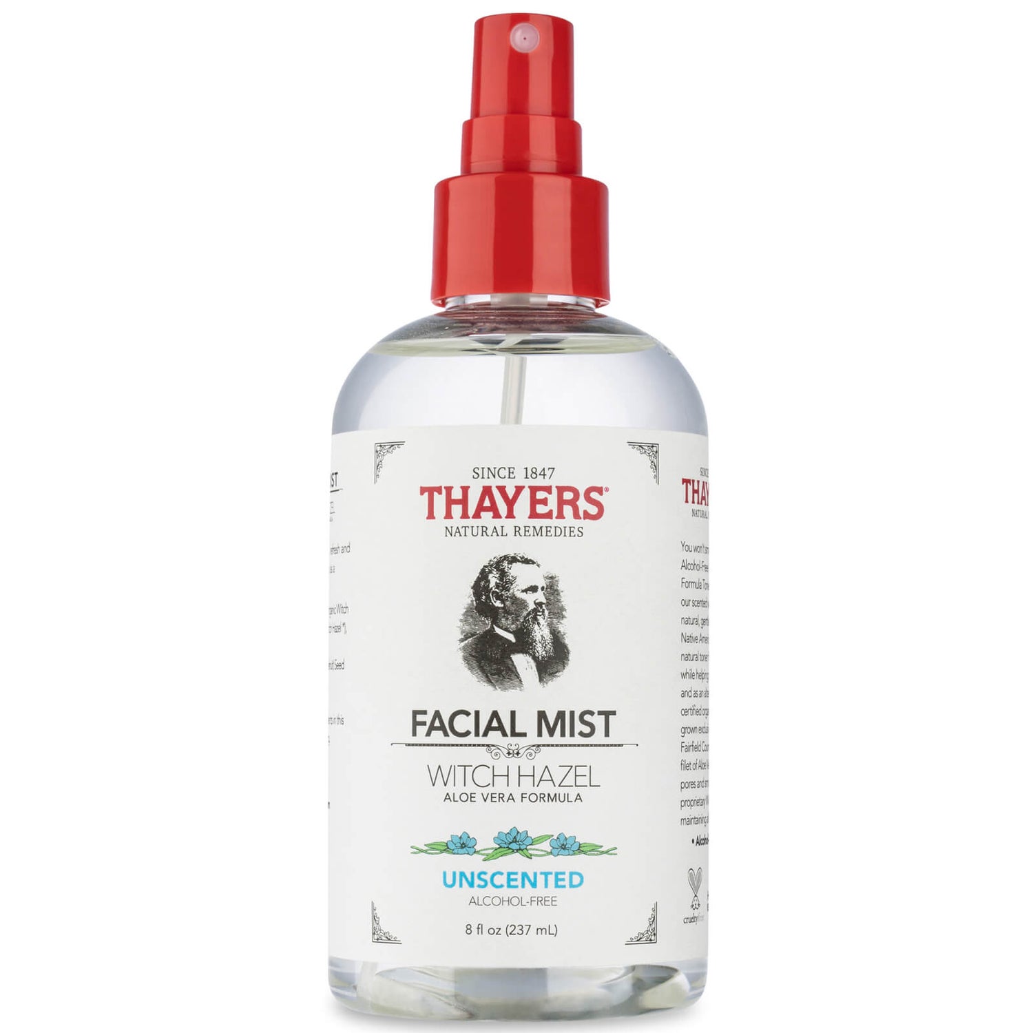 Thayers Unscented Facial Mist 237ml LOOKFANTASTIC