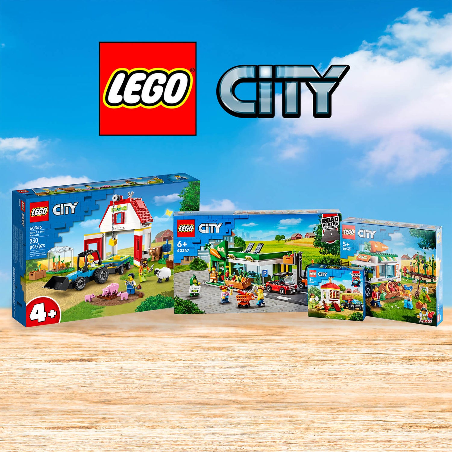 LEGO City Life On The Farm Bundle Set For Kids Toys Zavvi Australia