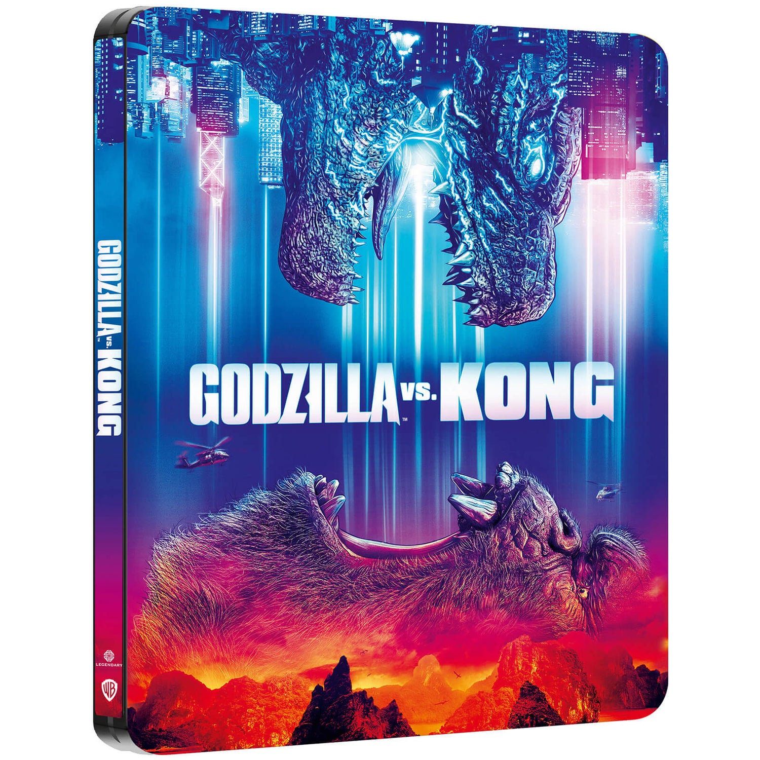 Godzilla Vs Kong Zavvi Exclusive 4K Ultra HD Steelbook (includes Blu ...