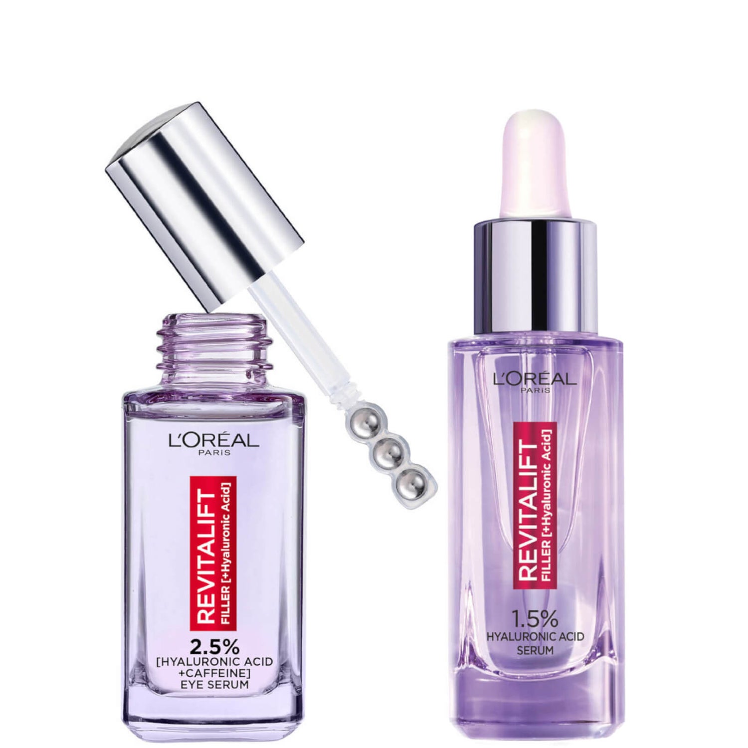 L'Oréal Paris Hydration Heroes Face and Eye Serum Duo with Hyaluronic