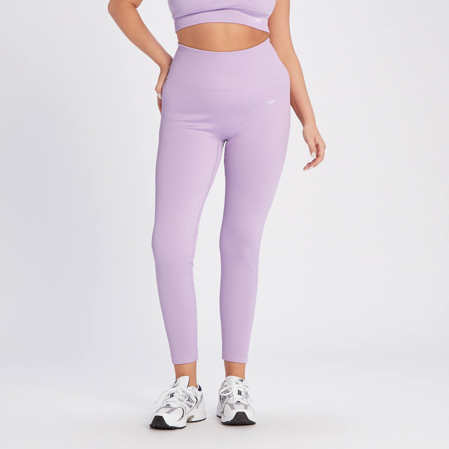 MP Women's Tempo Rib Seamless Leggings - Bright Lilac | MYPROTEIN™