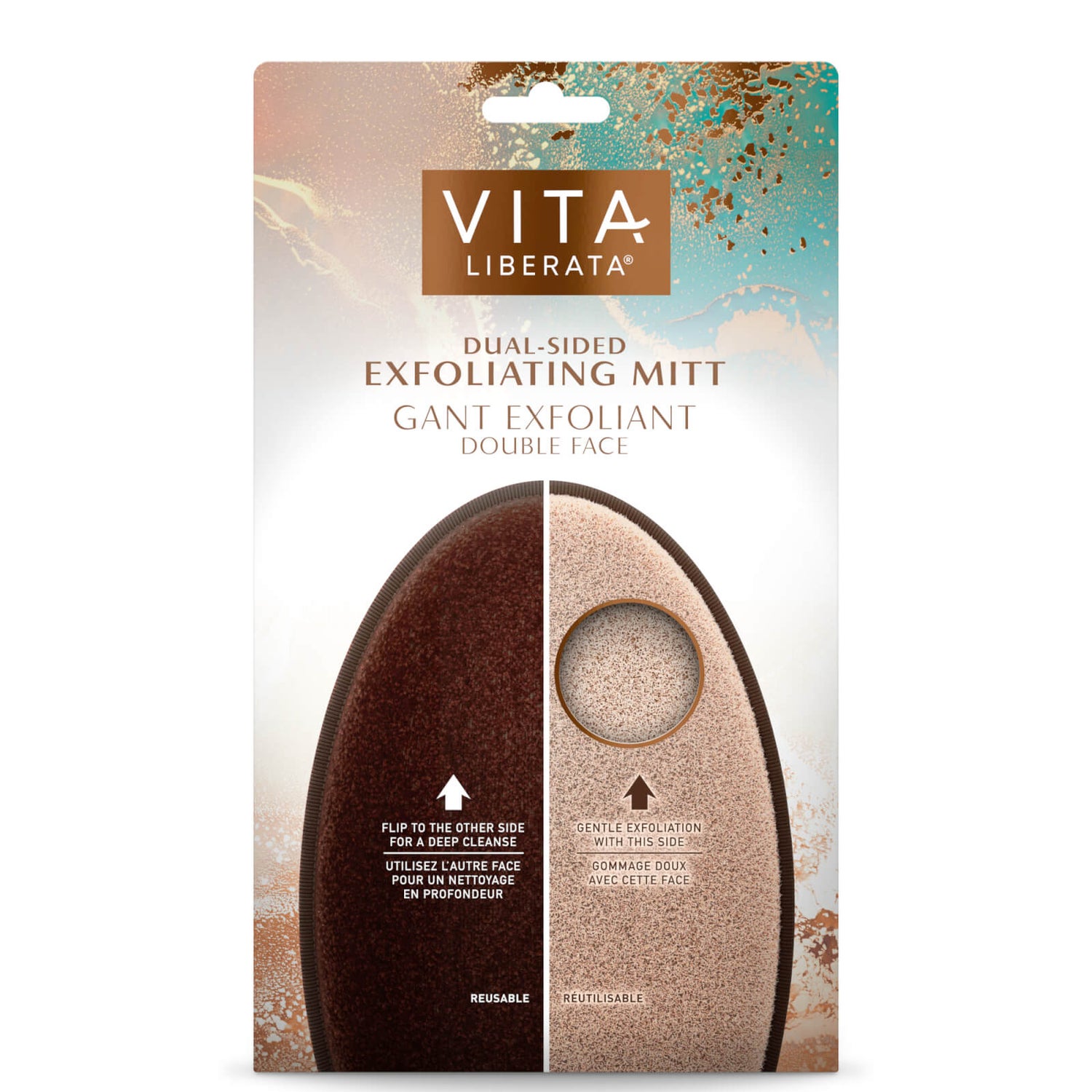 Vita Liberata Dual Sided Luxury Exfoliating Mitt - LOOKFANTASTIC