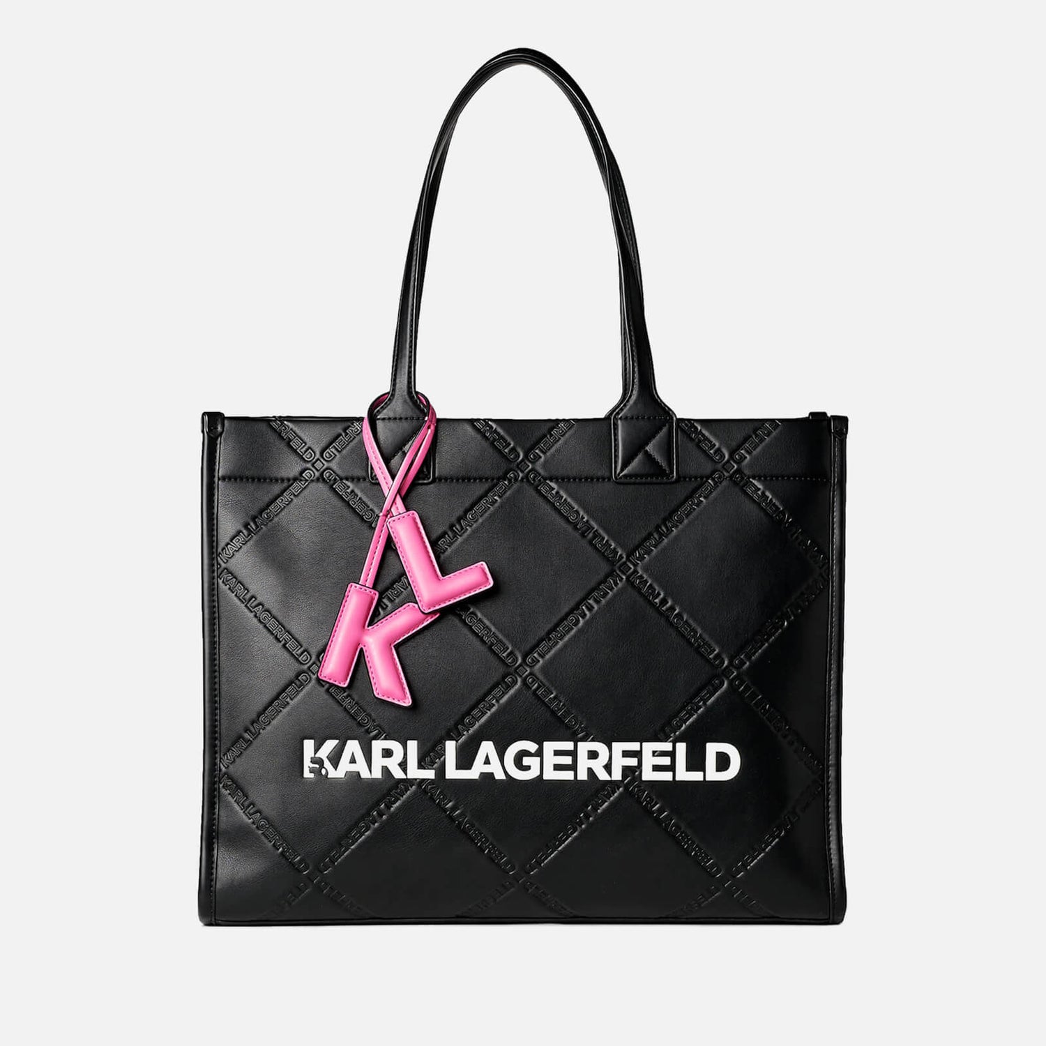 Karl Lagerfeld Shooting Stars K/Skuare Faux Leather Tote Bag | TheHut.com