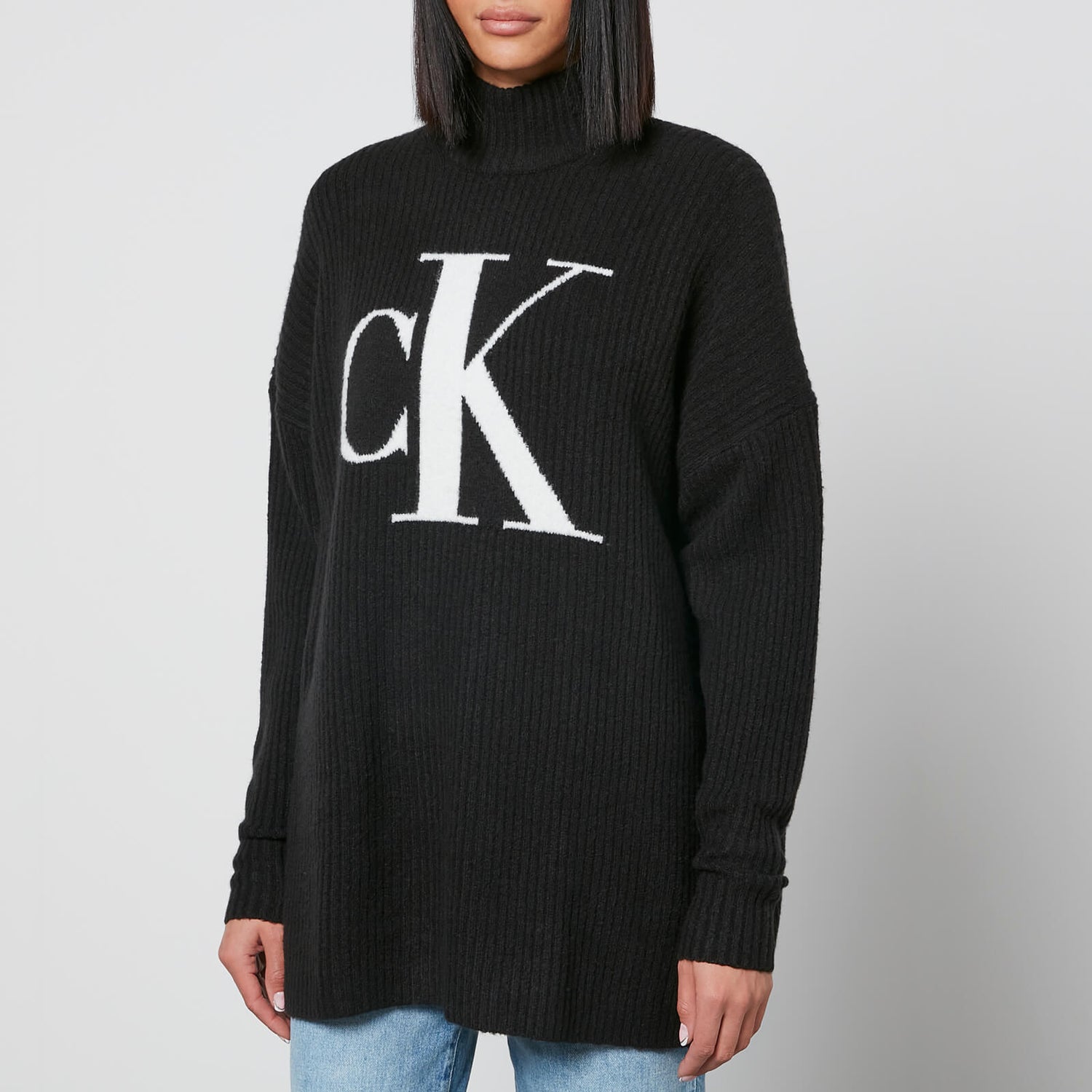 Calvin Klein Jeans Oversized Knit Jumper | TheHut.com