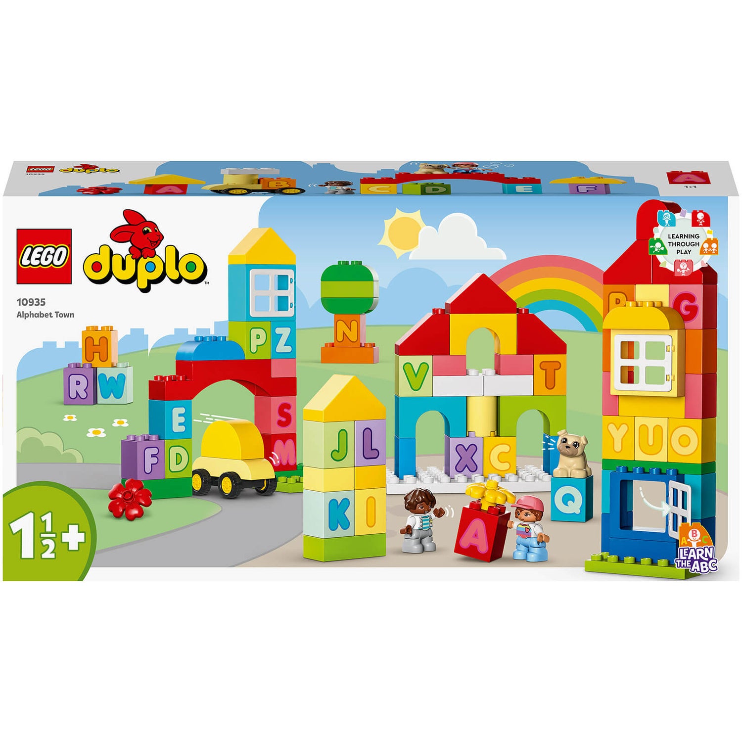 LEGO DUPLO Classic Alphabet Town Set 10935 Toys Zavvi US Lego duplo classic alphabet town set 10935 toys zavvi us