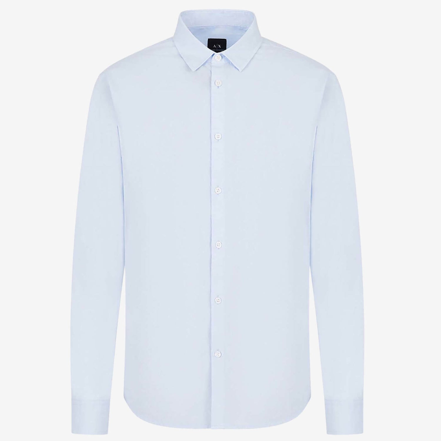 Armani Exchange Light Blue Cotton Shirt | TheHut.com