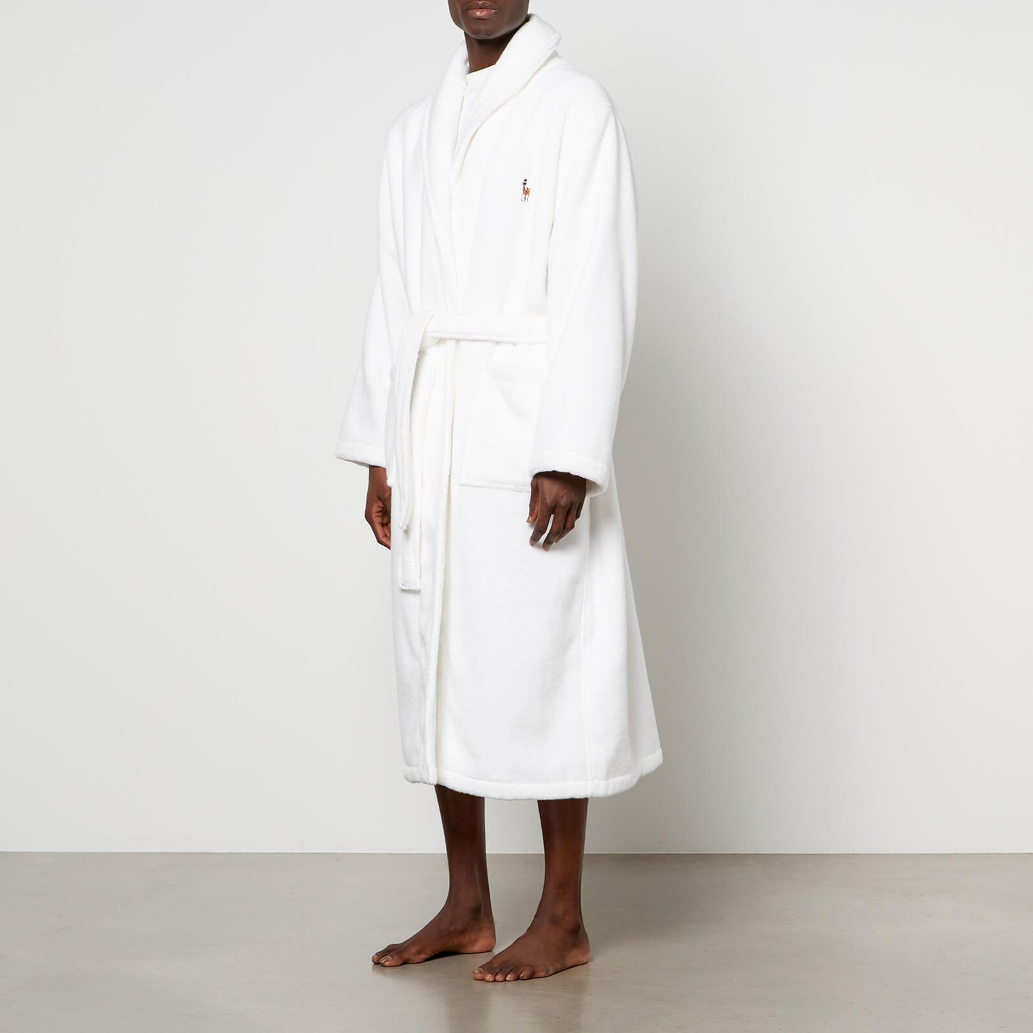 Polo Ralph Lauren LogoEmbroidered Cotton Dressing Gown