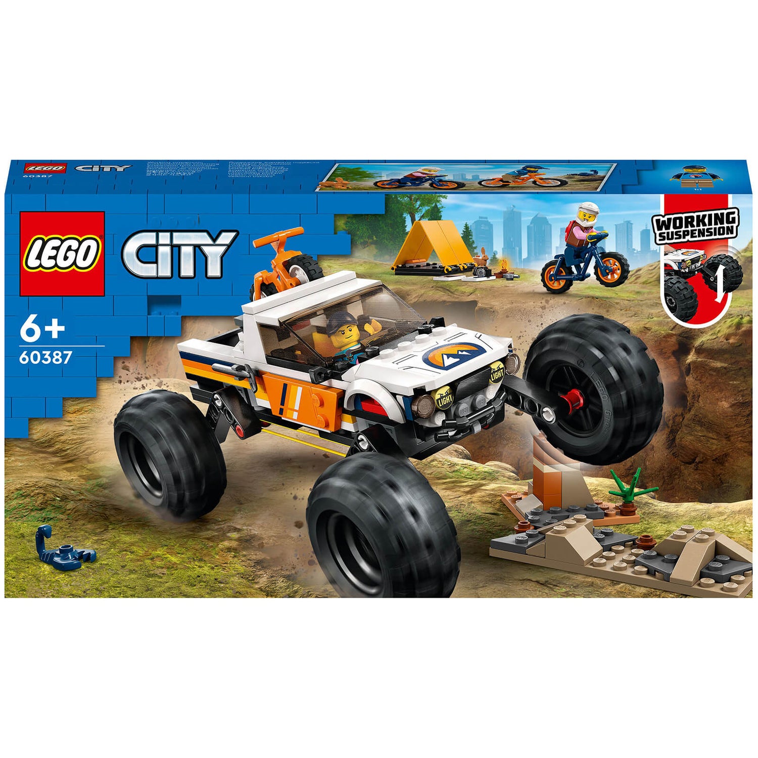 LEGO City: 4x4 Off-Roader Adventures Monster Truck Toy (60387) - IWOOT UK