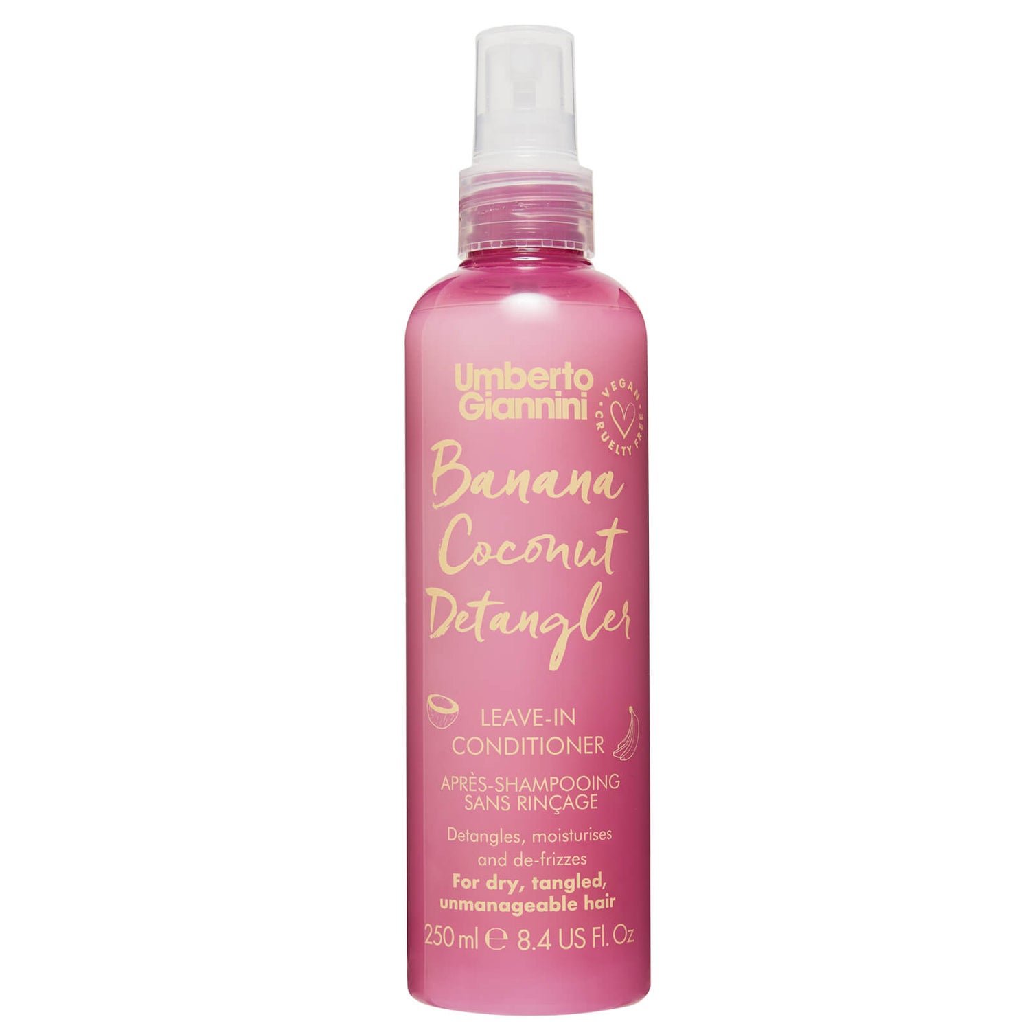 Umberto Giannini Banana Coconut Detangler 250ml Lookfantastic UAE