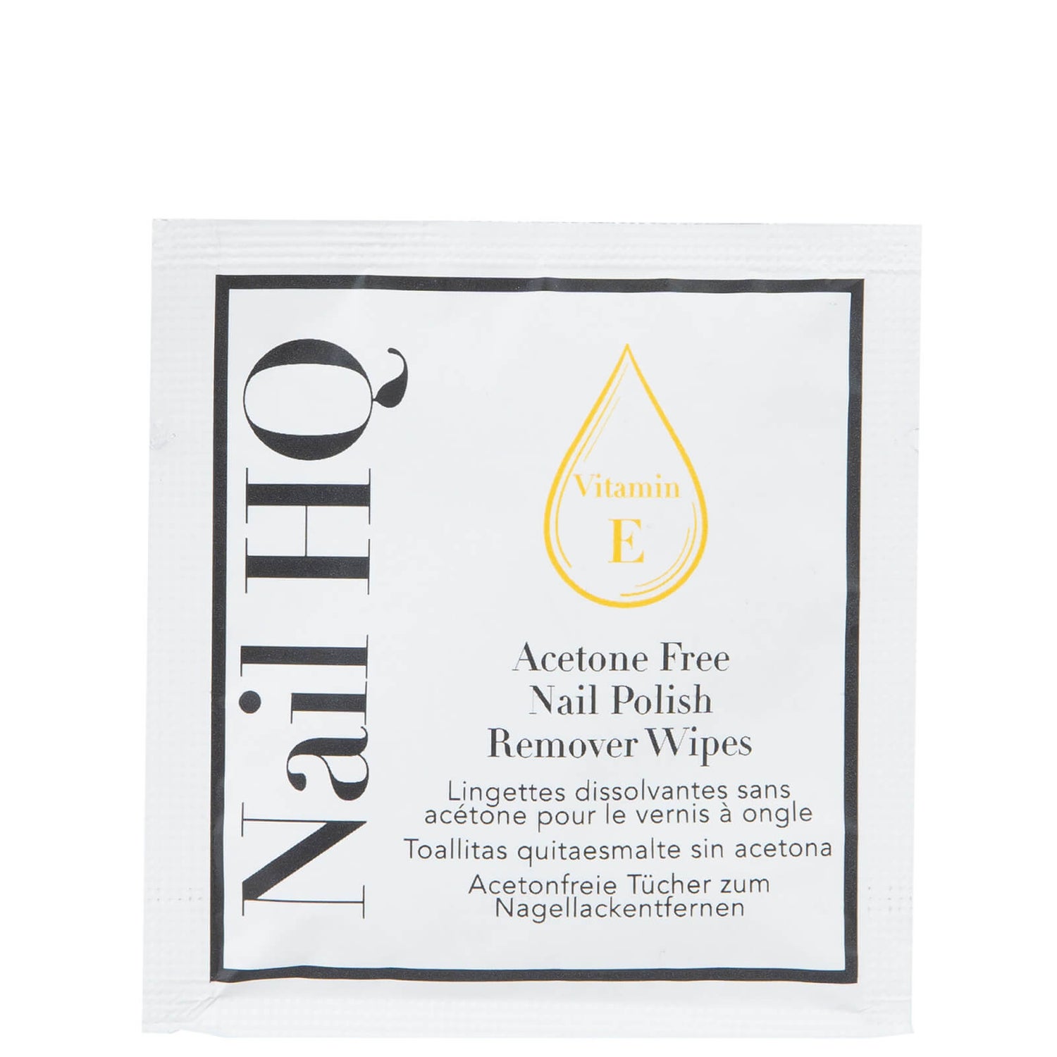 Nail HQ Acetone Free Polish Remover Wipes Pack of 10 Free US Shipping lookfantastic