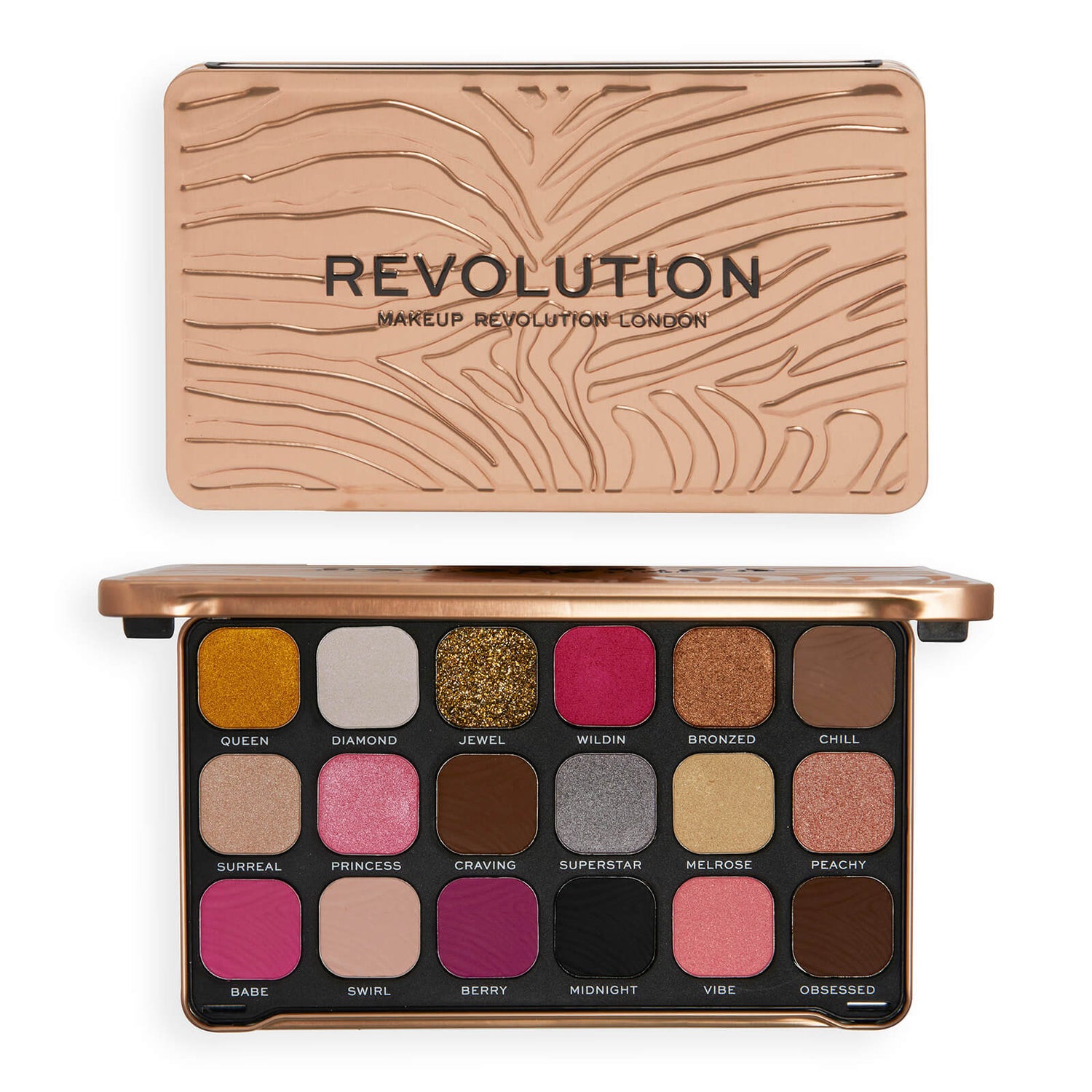 Makeup Revolution Forever Flawless Shadow Palette - Bare Pink ...
