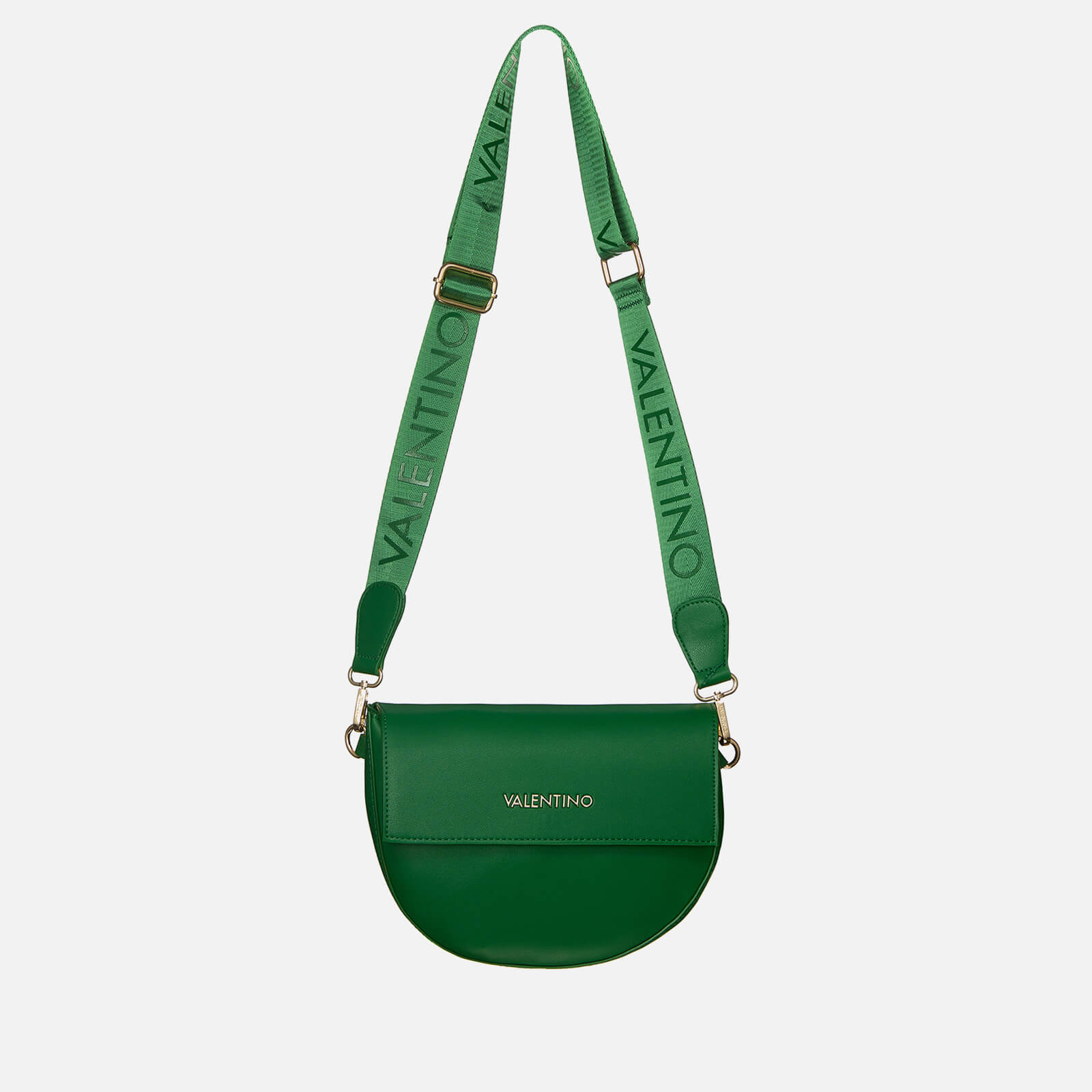 VALENTINO BAGS Handtas met labelapplicatie, model 'Bigs' in beige online kopen | P&C