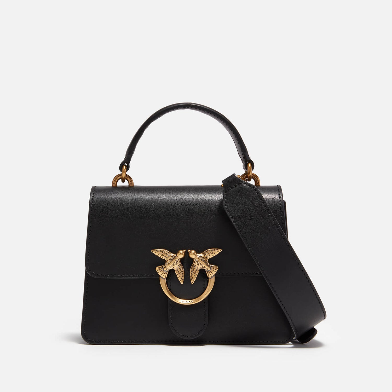 Pinko Love One Top Handle Mini Leather Bag 免邮