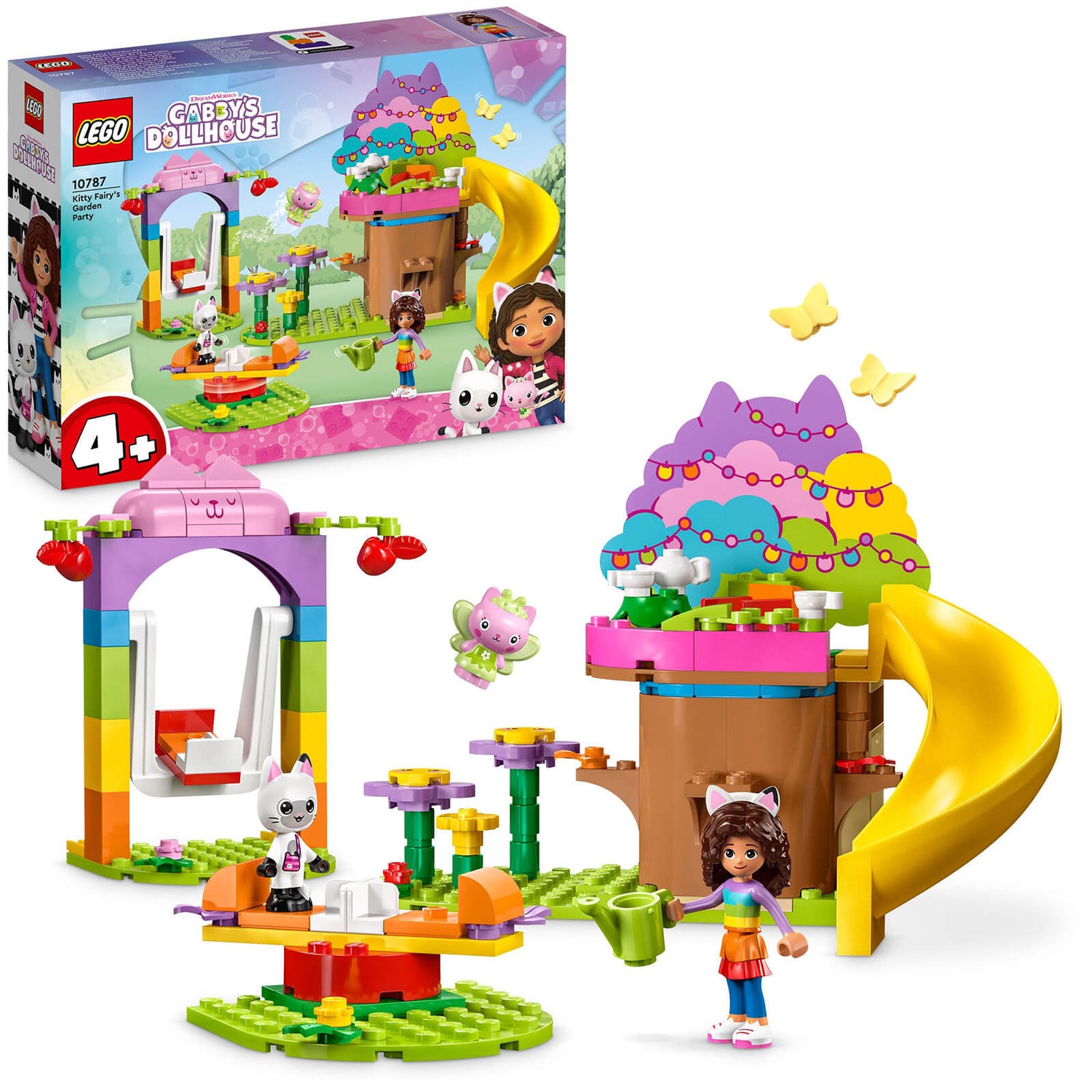 LEGO Gabby's Dollhouse Kitty Fairy's Garden Party Toy 10787 Toys - Zavvi US