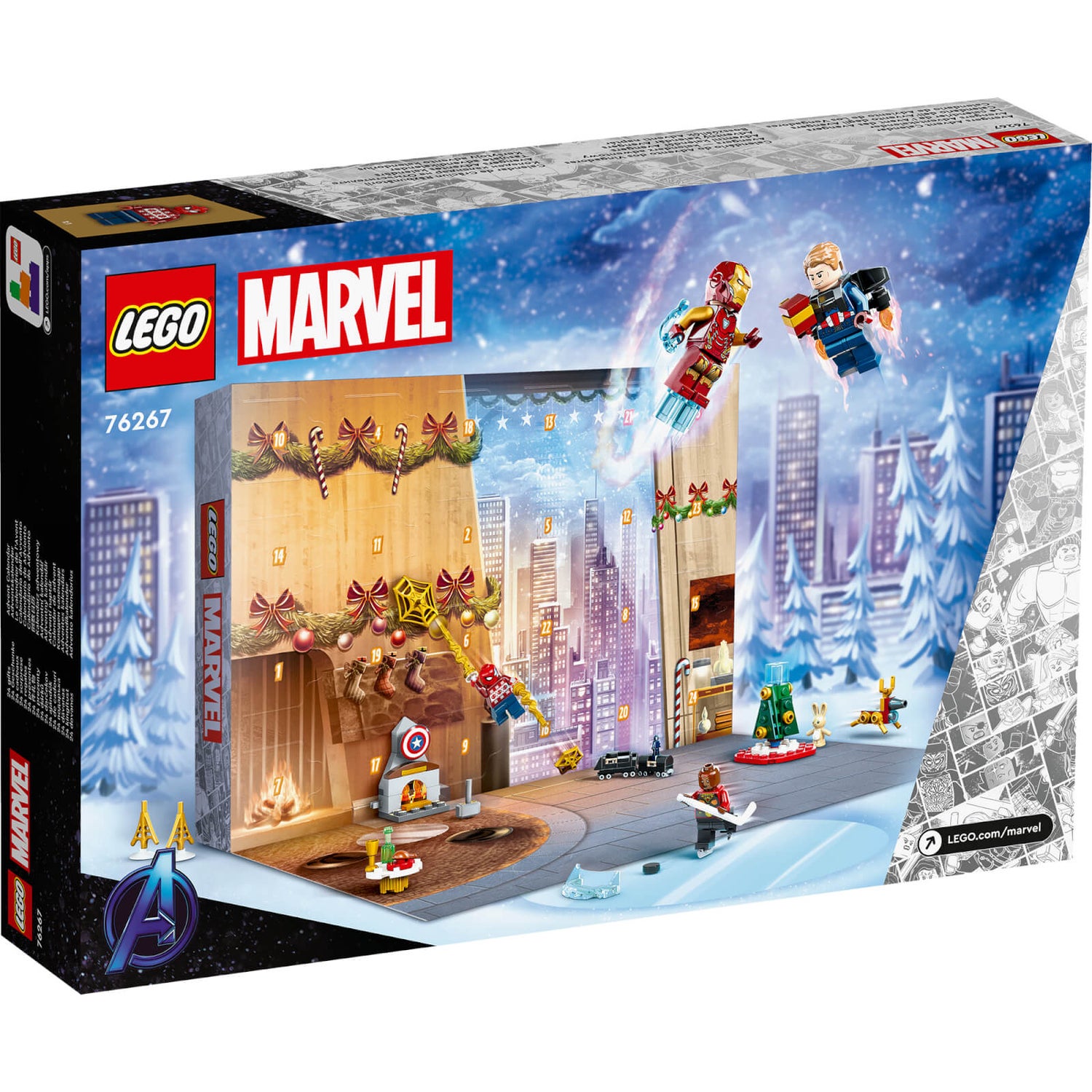 LEGO Marvel Avengers Advent Calendar 2023 Set 76267 Toys - Zavvi UK