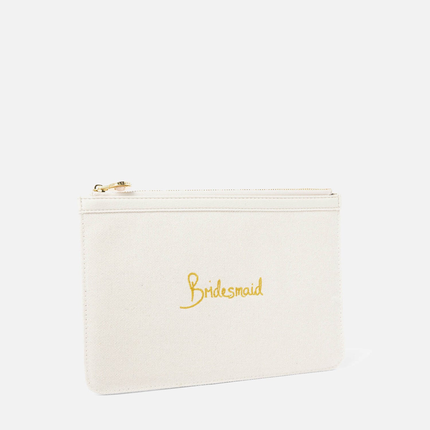 Katie Loxton Bridal Embroidered Bridesmaid Canvas Pouch