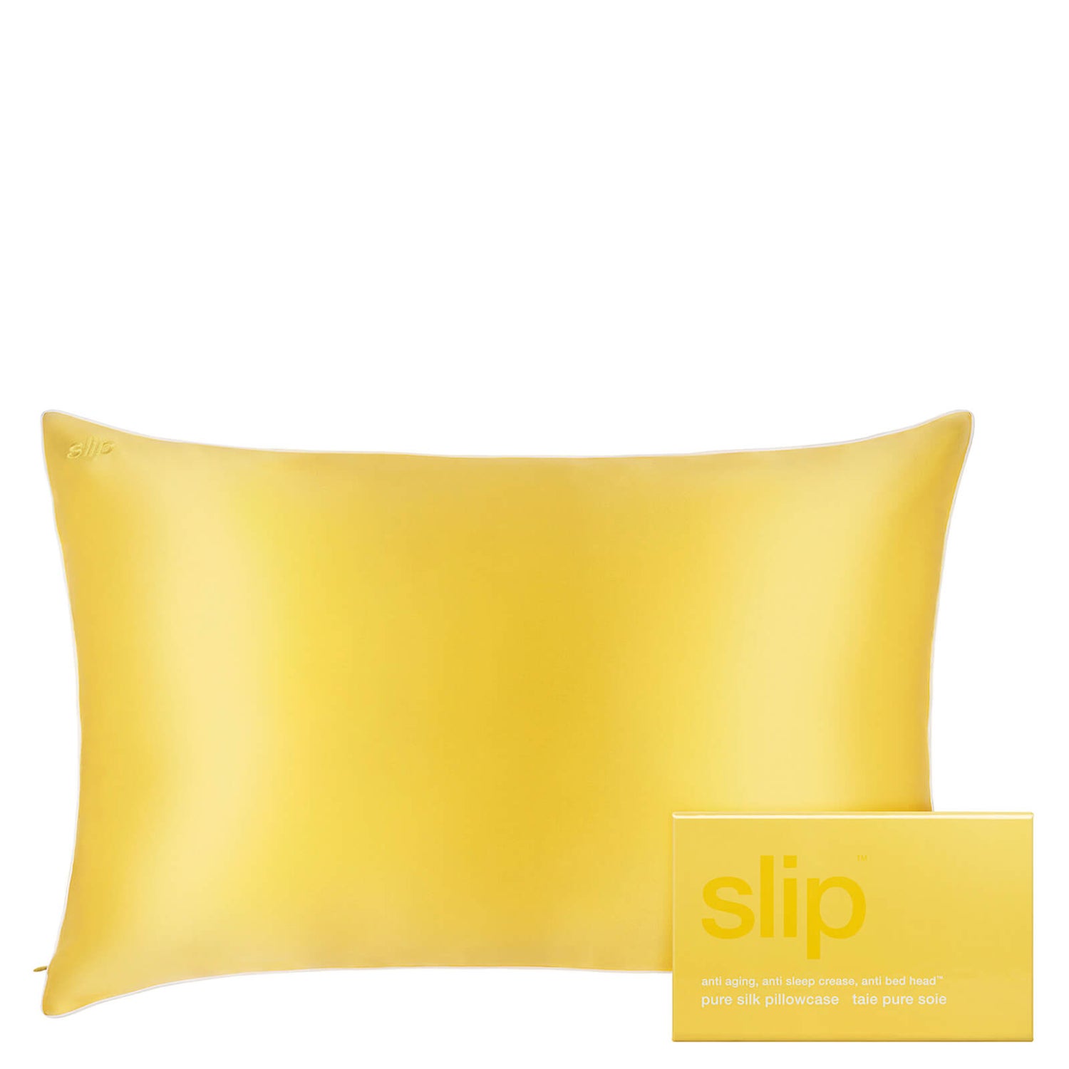 Slip Pure Silk Queen Pillowcase Limoncello LOOKFANTASTIC