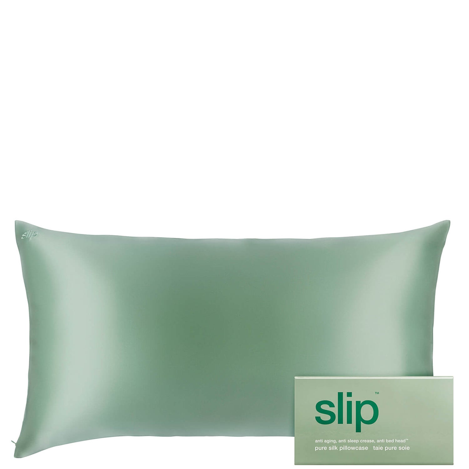 Slip Pure Silk King Pillowcase Pistachio LOOKFANTASTIC AU