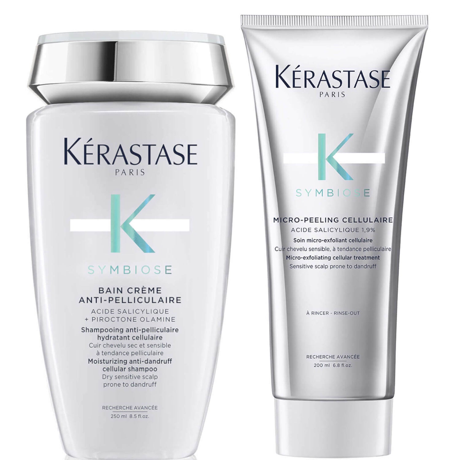 Kérastase Symbiose AntiDandruff Exfoliate and Cleanse Duo for Dry