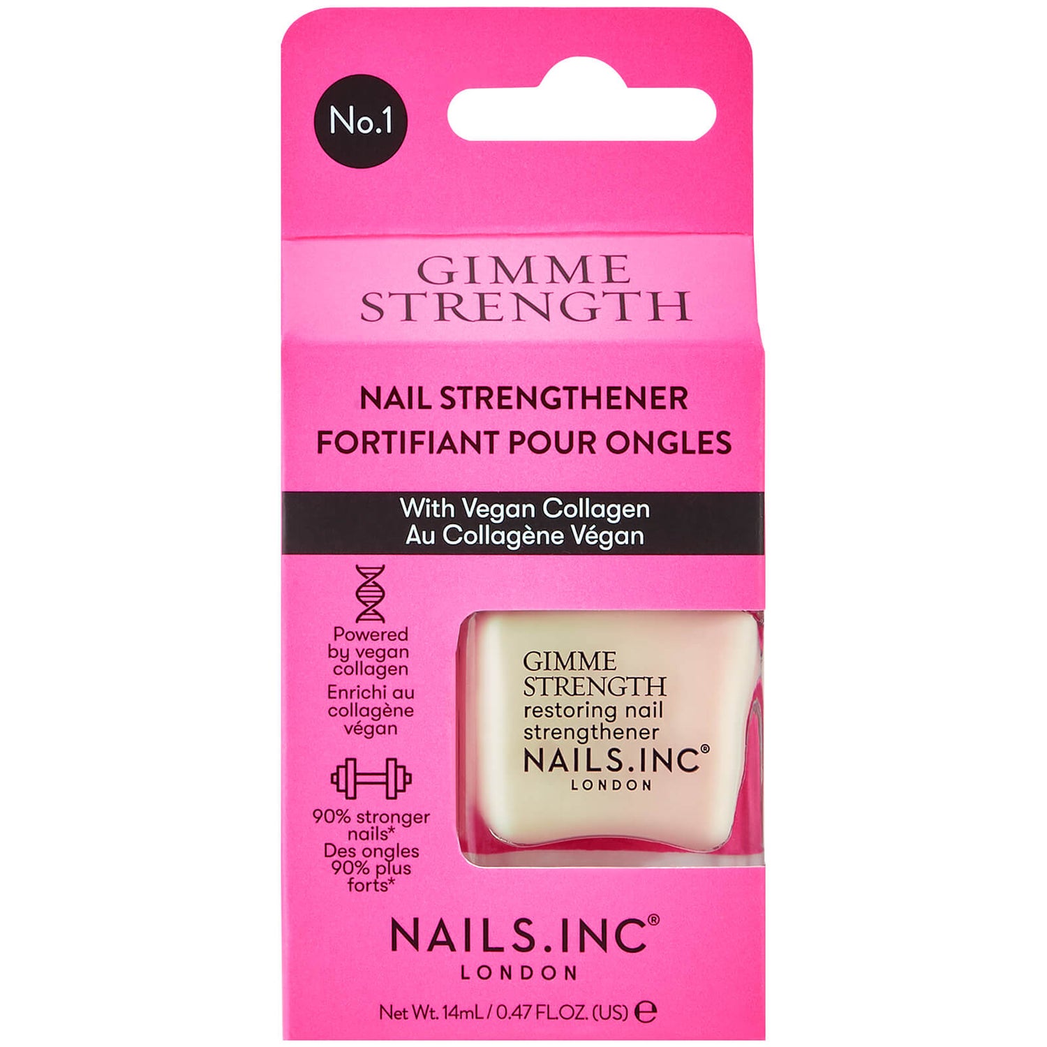 nails inc. Gimme Strength Nail Strengthener 14ml Cult Beauty