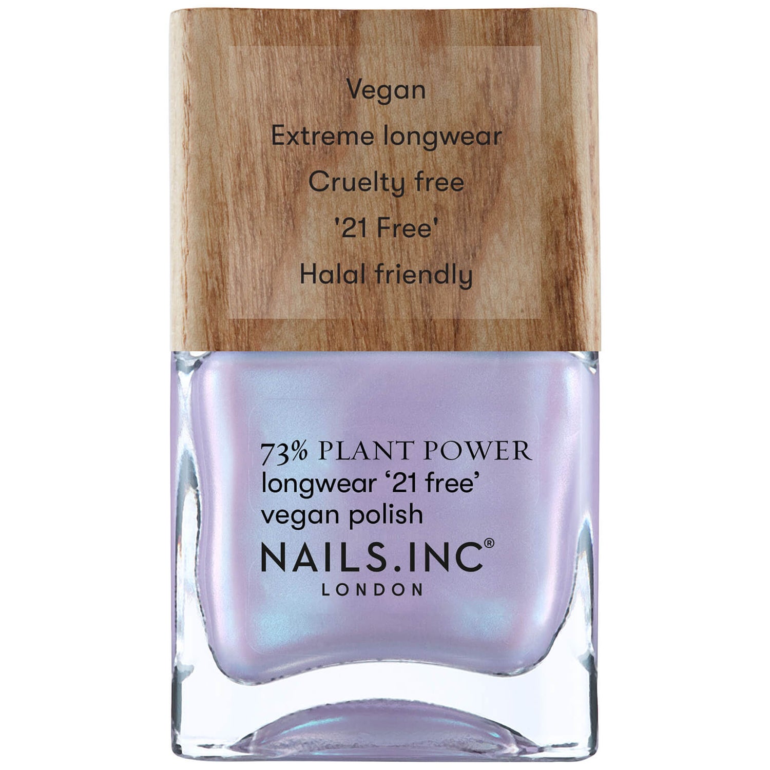 nails inc. Plant Power Nail Polish Eco Glow LOOKFANTASTIC