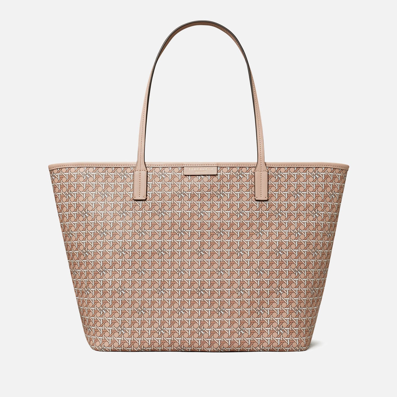 Tory Burch Ever-Ready Monogram Coated-Canvas Tote Bag 免邮