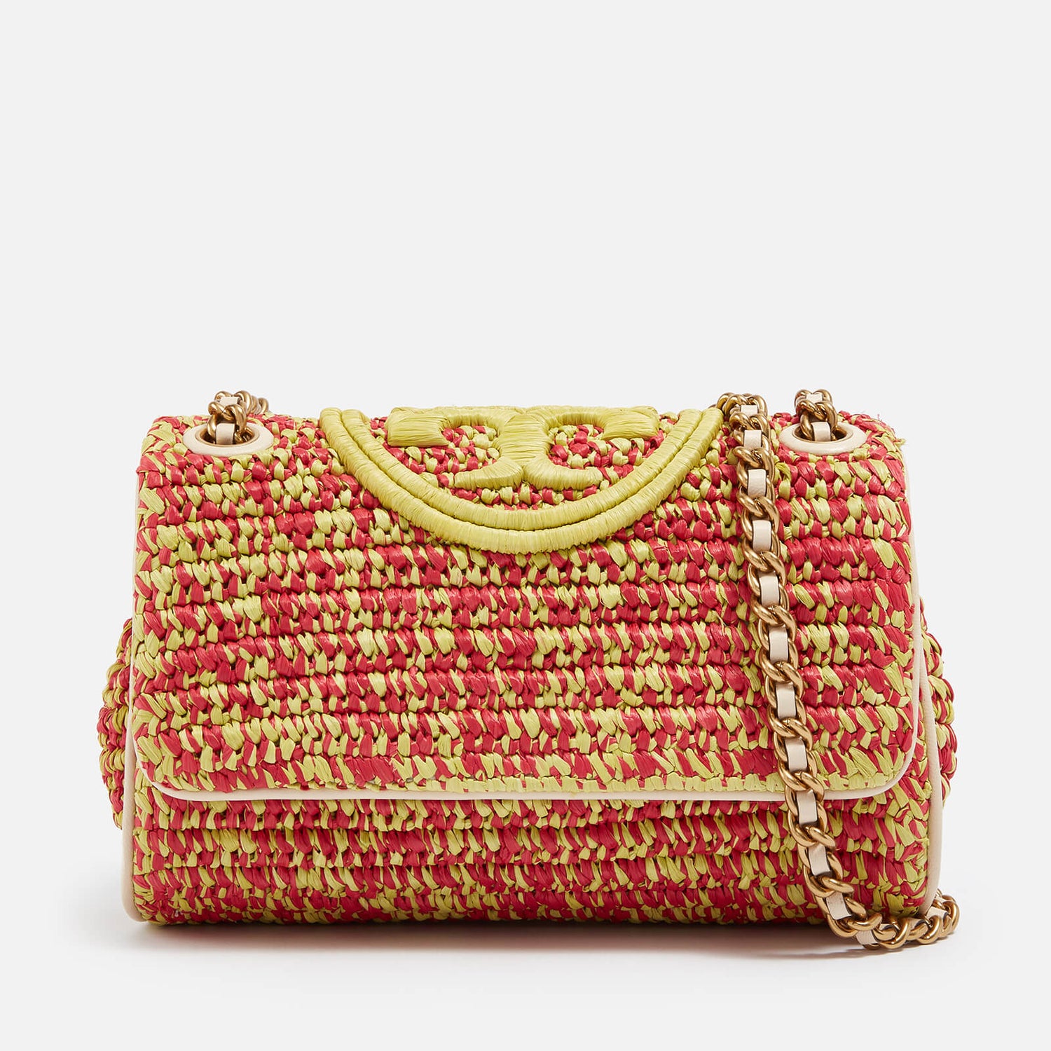 Tory Burch Small Fleming Rattan Shoulder Bag TheHut.de
